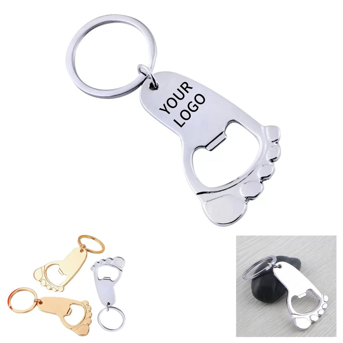 Zinc Alloy Lightweight Keychain Opener 2