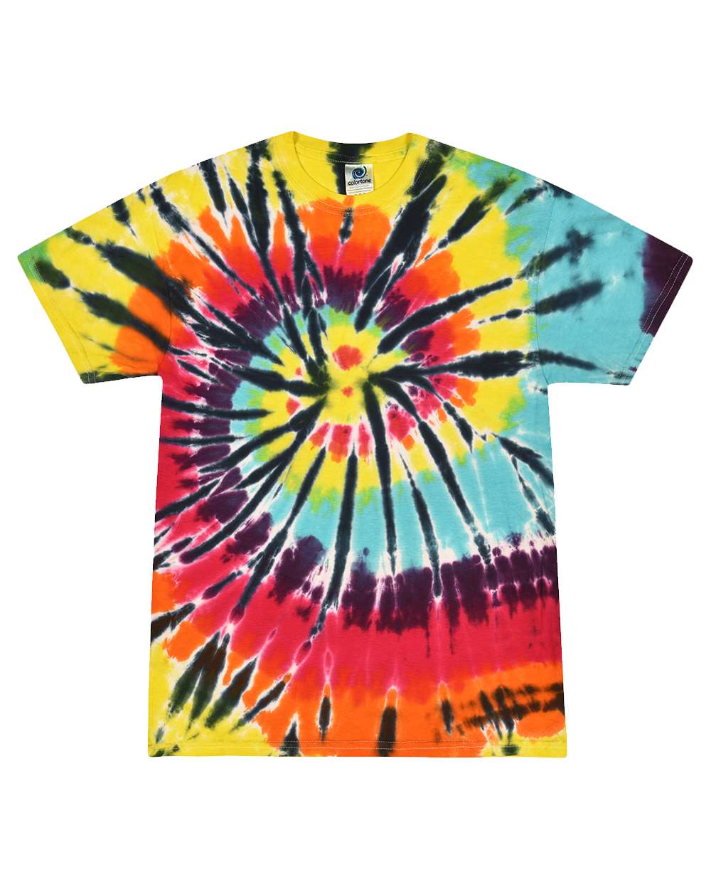 Unisex Multi-Color Tie-Dyed T-Shirt - 1000 330
