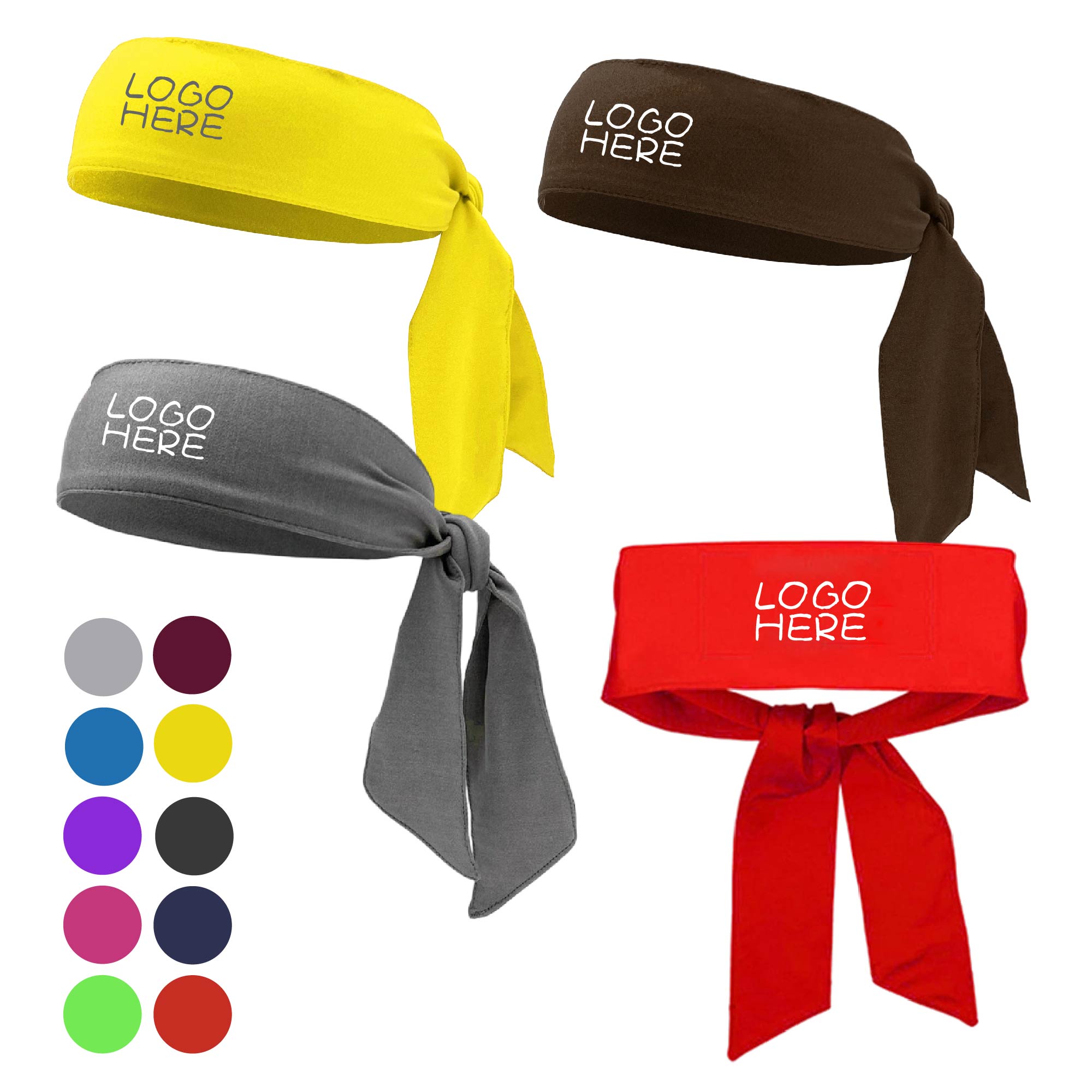 Tie-Back Sports Headband 1