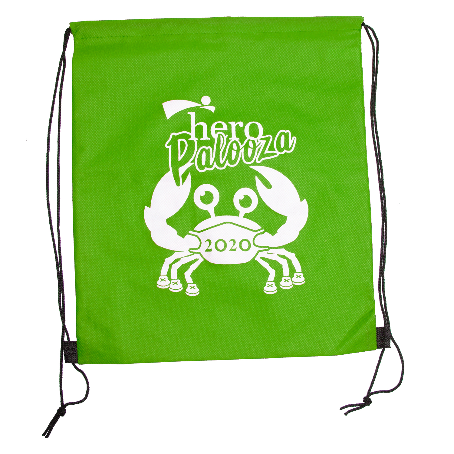 Wanderlust Non-Woven Drawstring Backpack (2 Color Imprint) 8