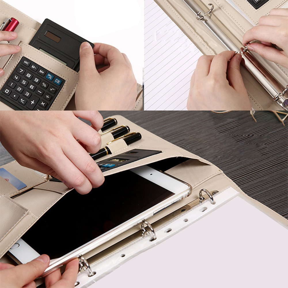 Creative A4 Business Office Leather Folder 1