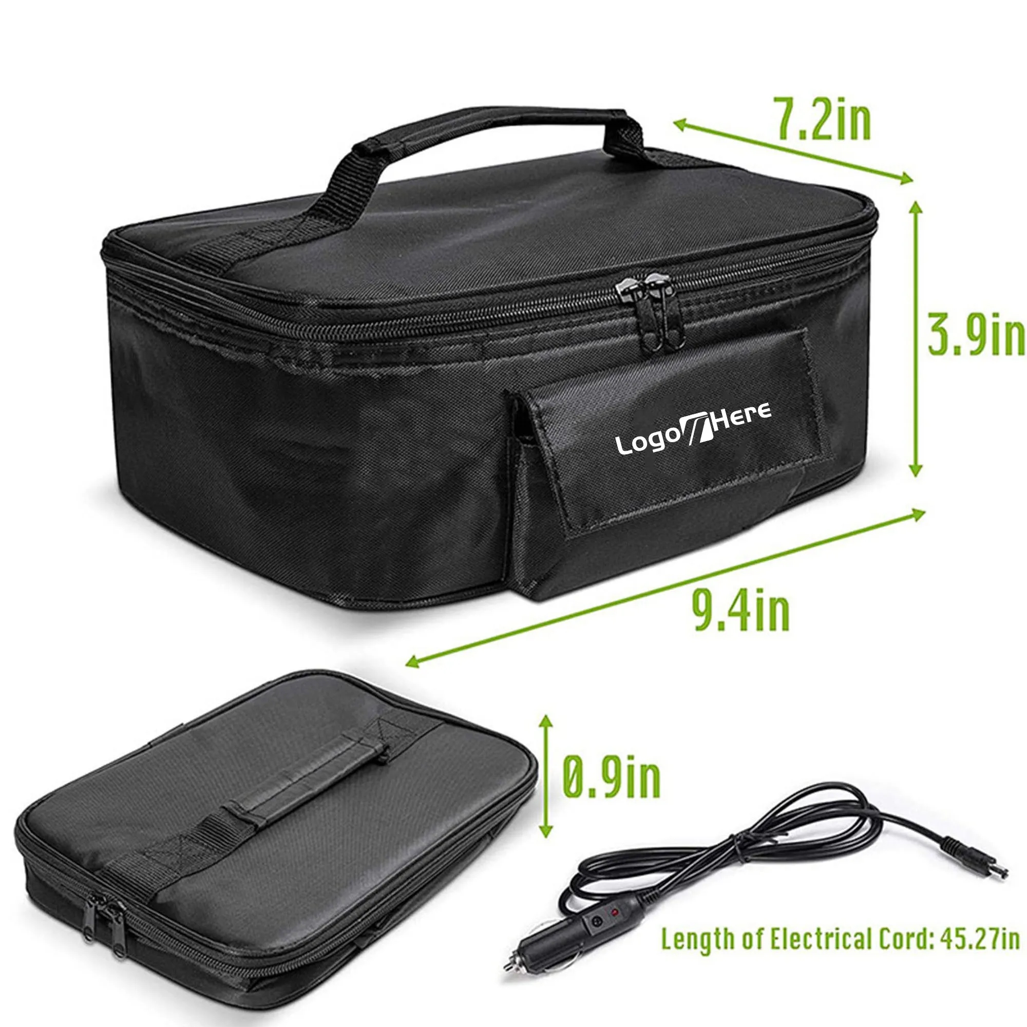Portable USB Car Food Warmer Heating Lunch Bag 2