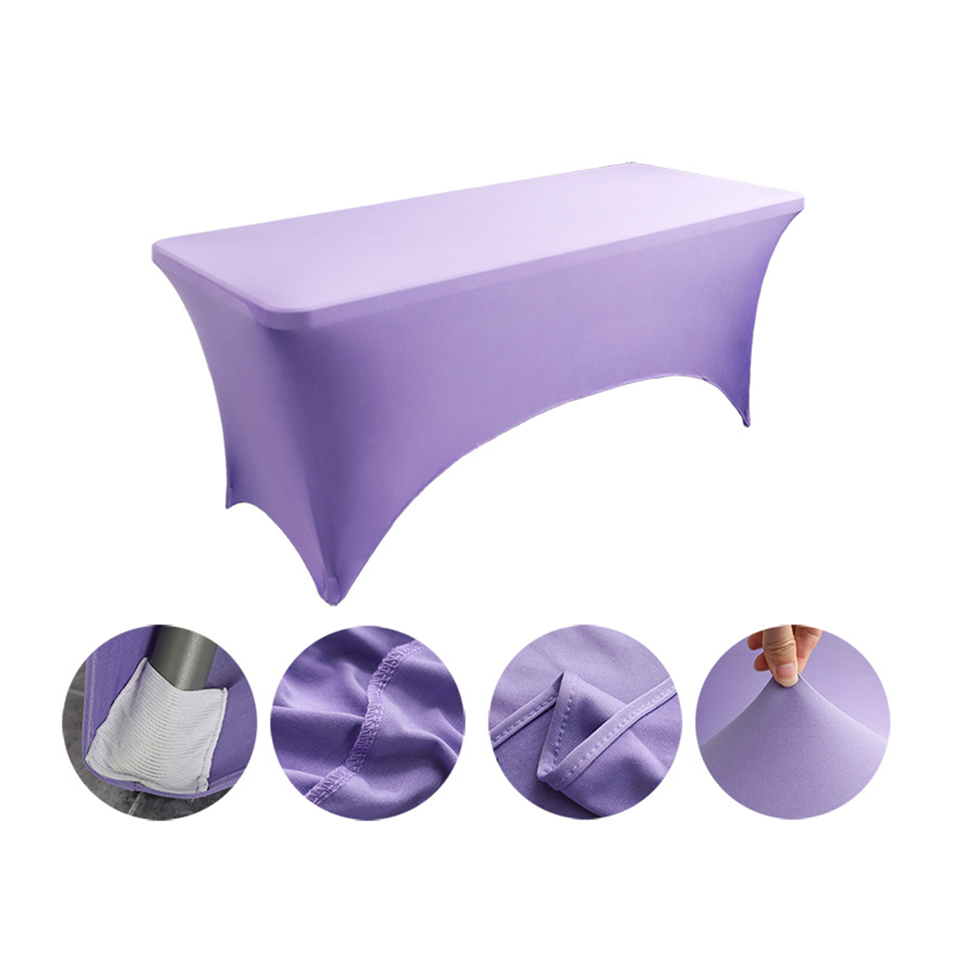 Six Foot Full Color Spandex Fitted Table Cover 21