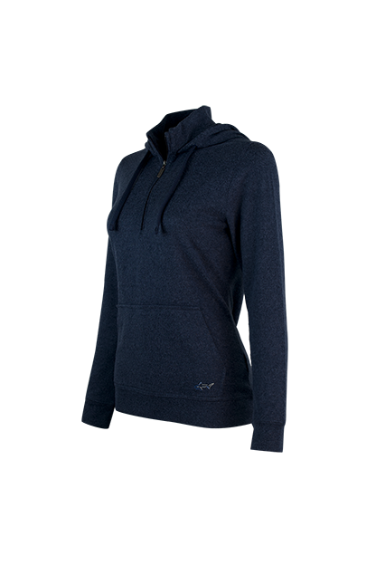 Greg Norman Women's Lab 1/4-Zip Hoodie, custom hoodie or sweatshirt with logo imprint 15