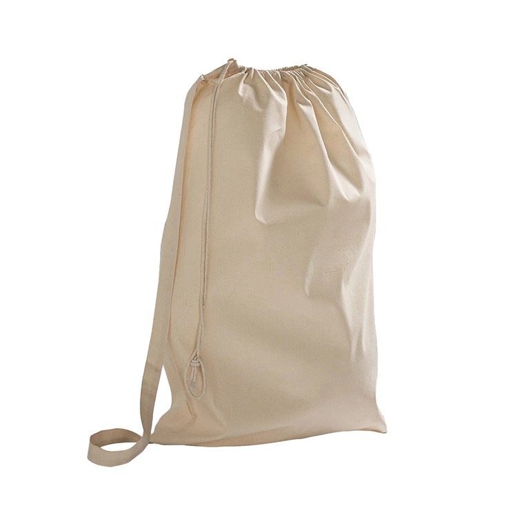 Linden Bay Cotton Cinch Laundry Bag, custom drawstring bag with logo imprint 10