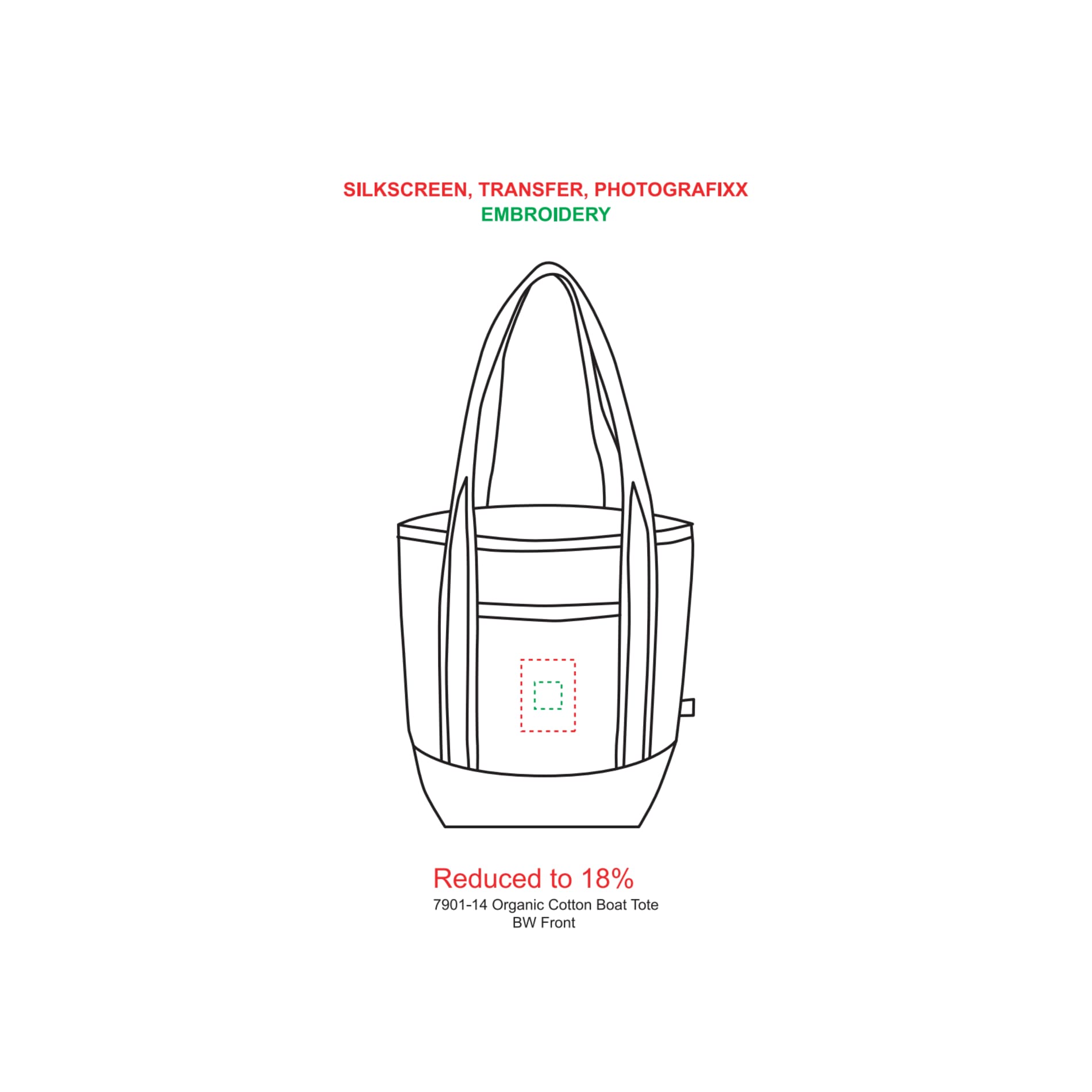 14oz Organic Cotton Tote 14