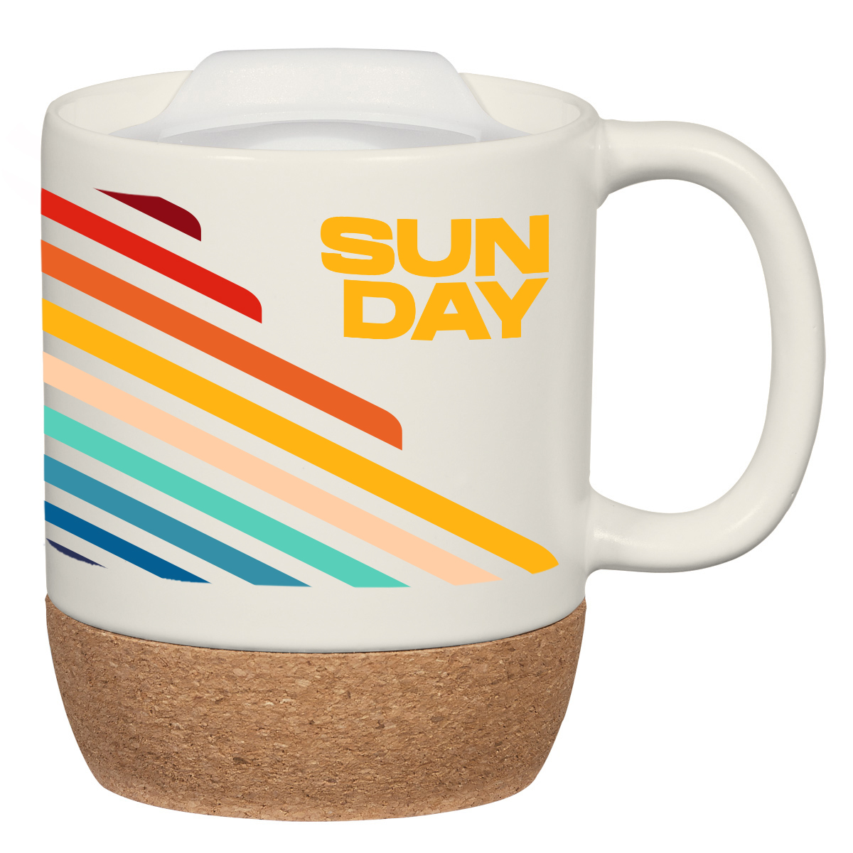 14 Oz. Full Color Cork Base Ceramic Mug 23