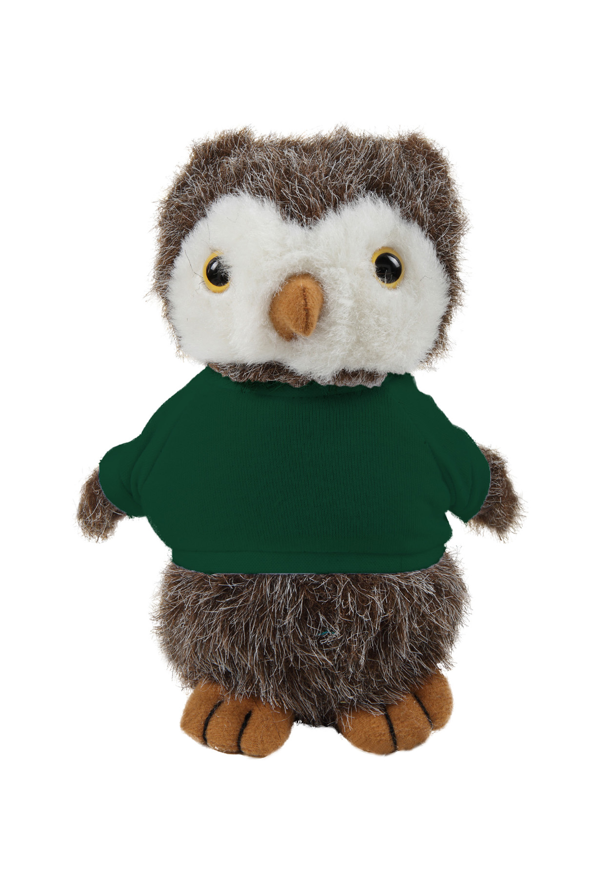 Soft Plush Standing Owl wearing a T-Shirt 10