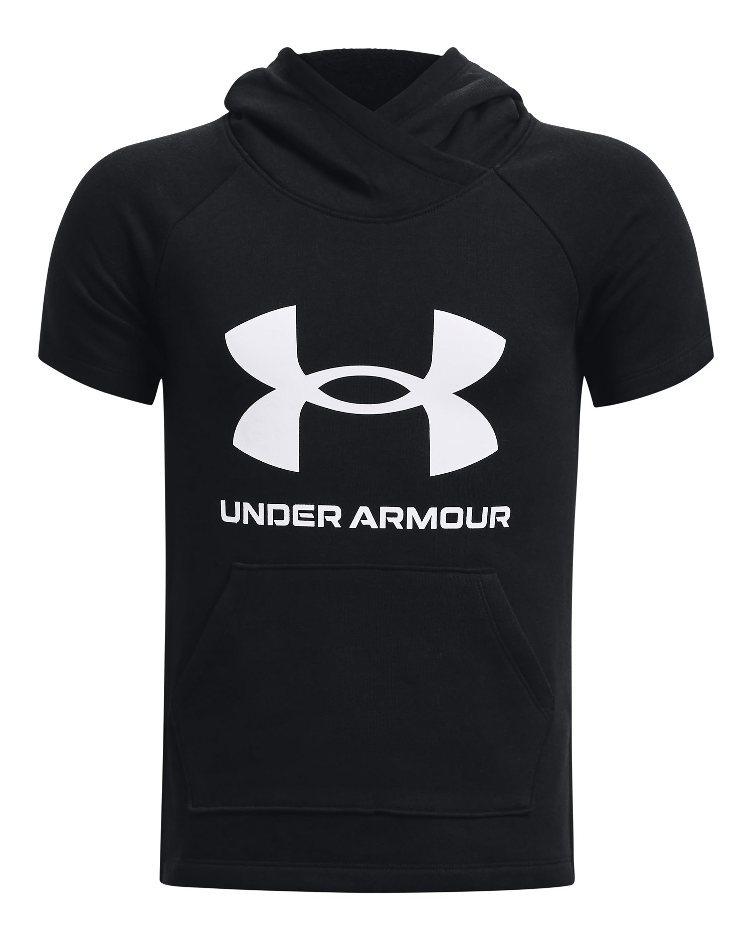 Girls' UA Rival Fleece Short Sleeve Hoodie  3