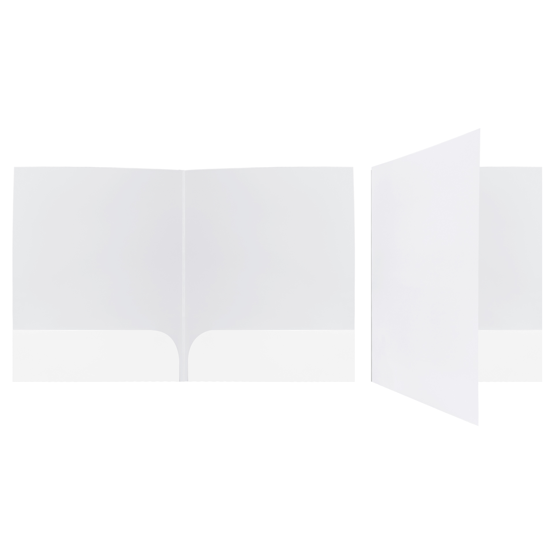 250gsm White Paper Card Folder With UV Gloss For A4 Paper 13
