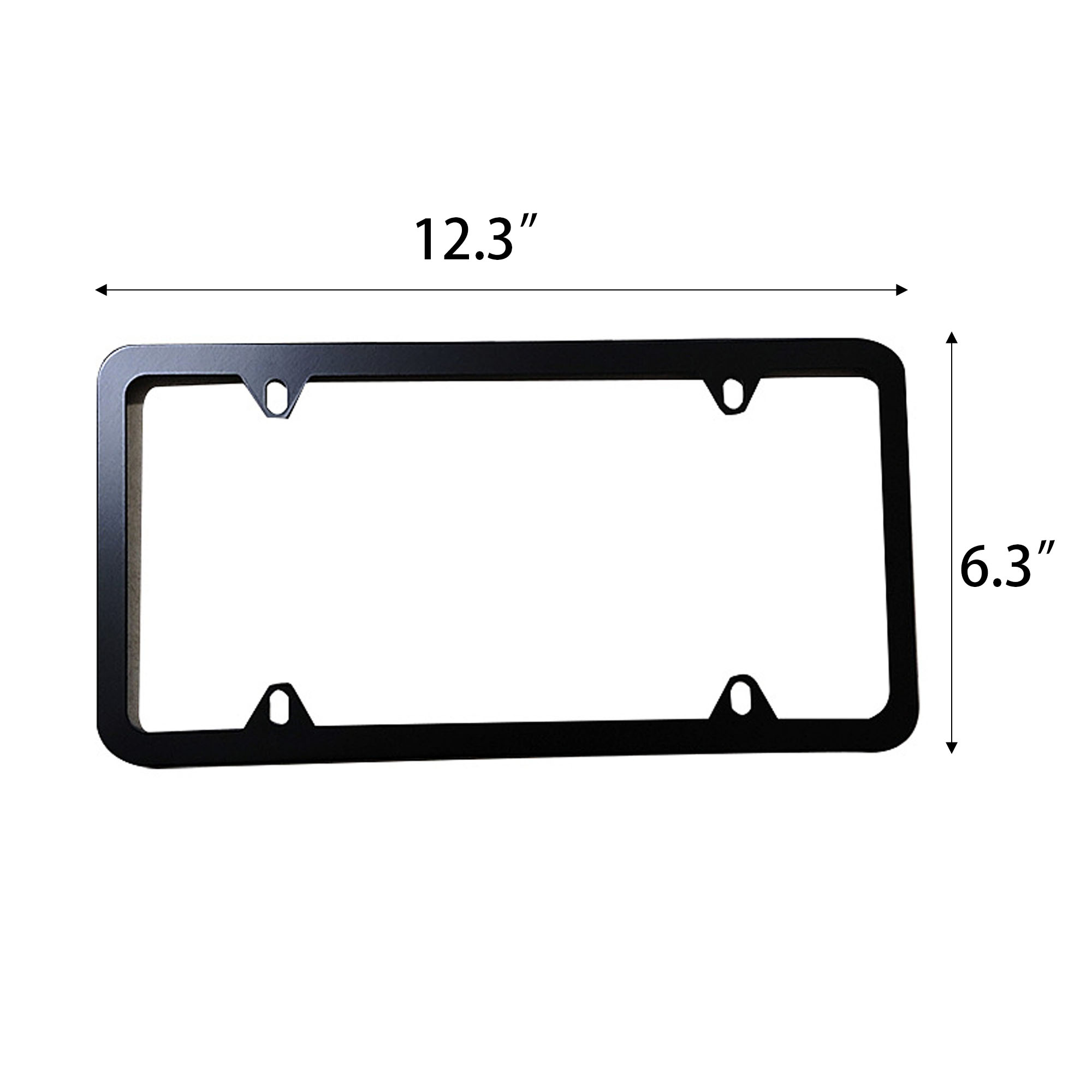 Customizable Aluminum Alloy License Plate Frame 3