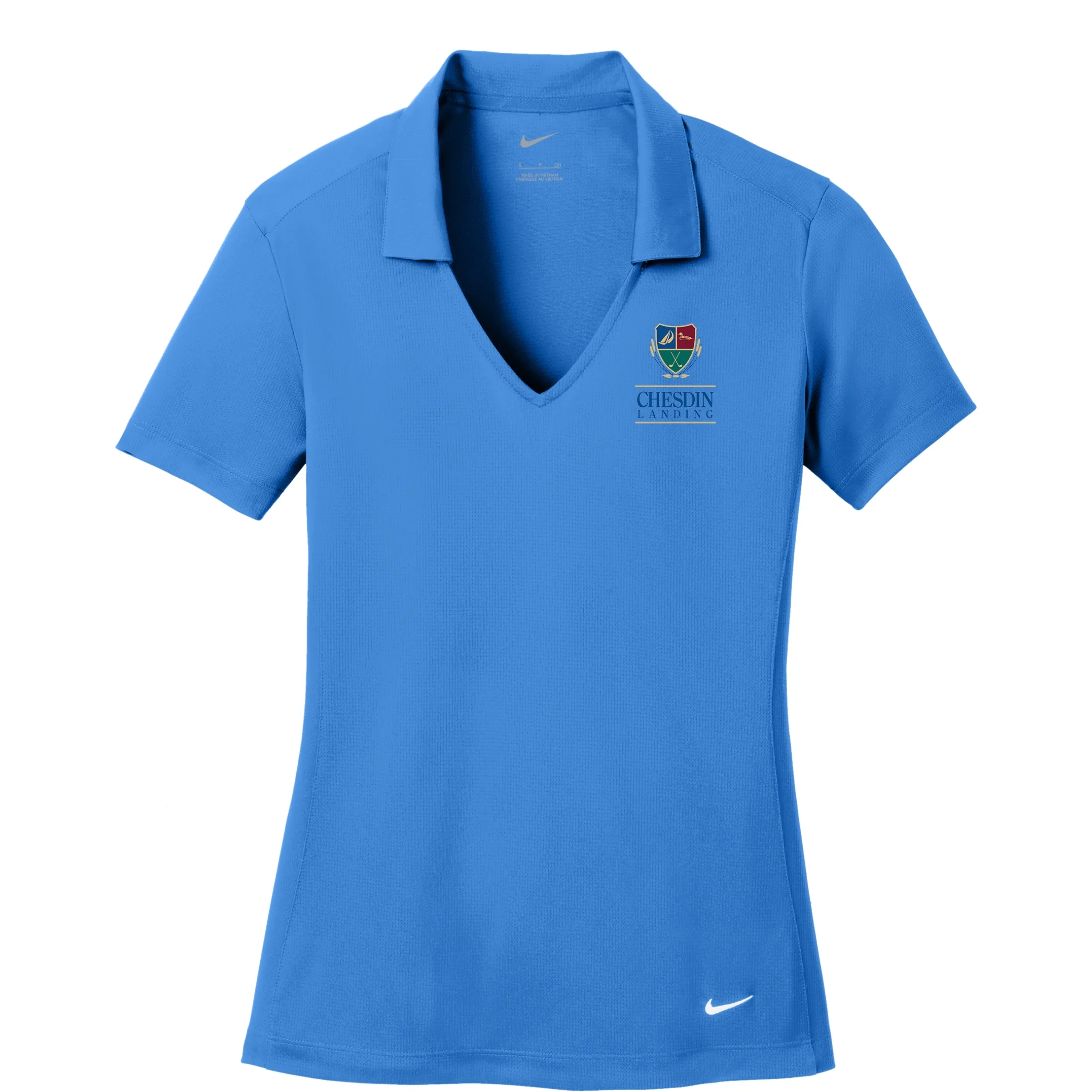 NIKE(R) LADIES DRI-FIT VERTICAL MESH POLO 5