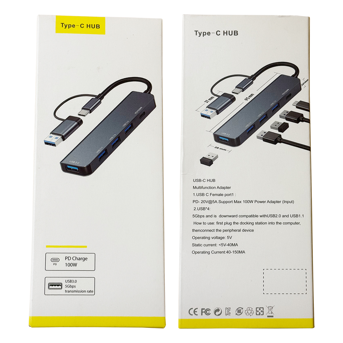 USB-C HUB 4-in-1 Adapter 2