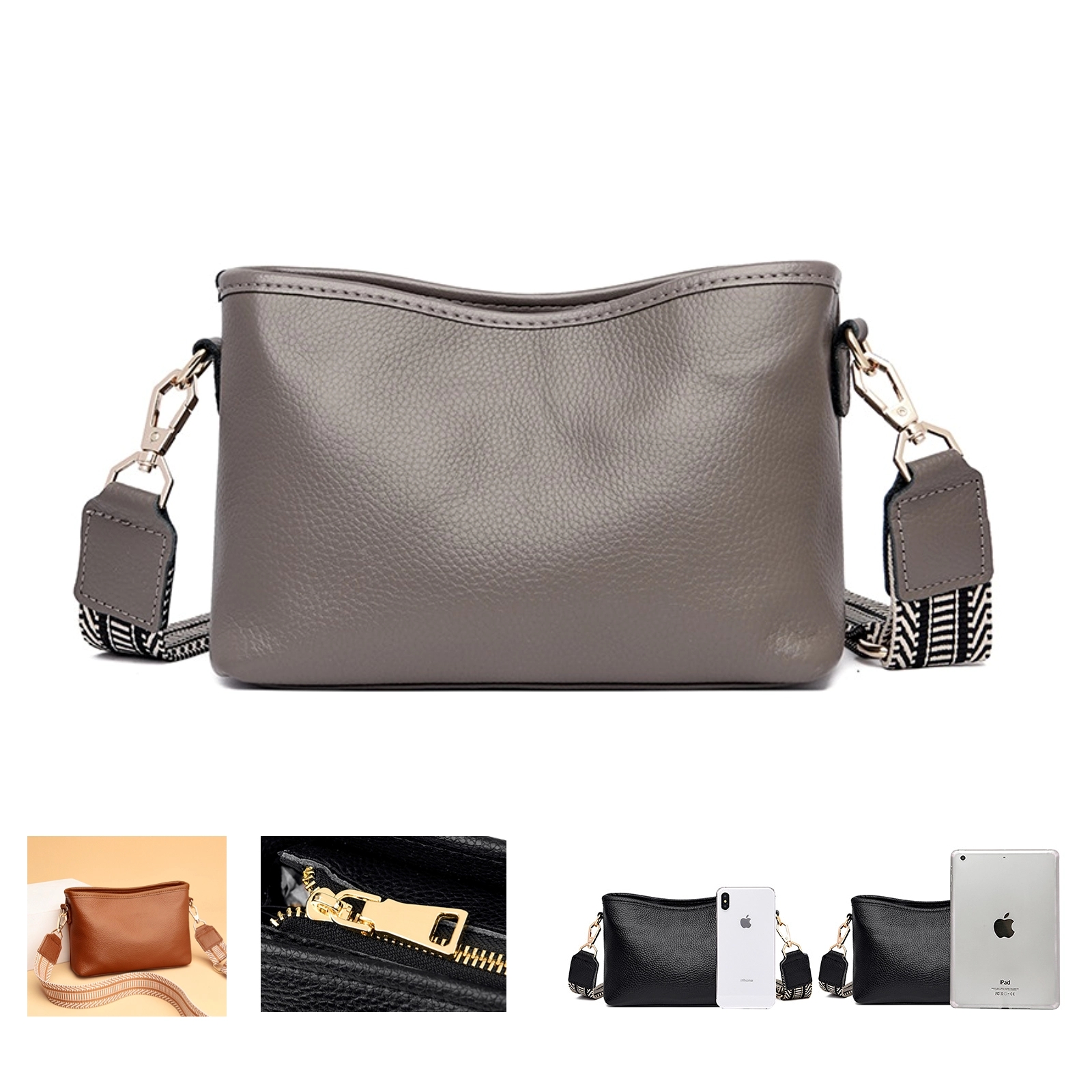 Cowhide Shoulder Bag 4
