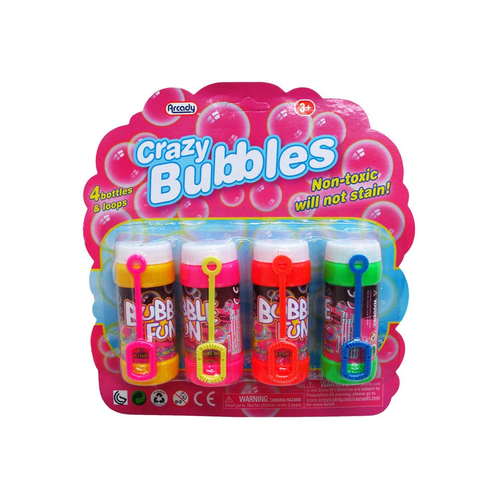 Bubble Bottles & Wand Set 4-Pack 2