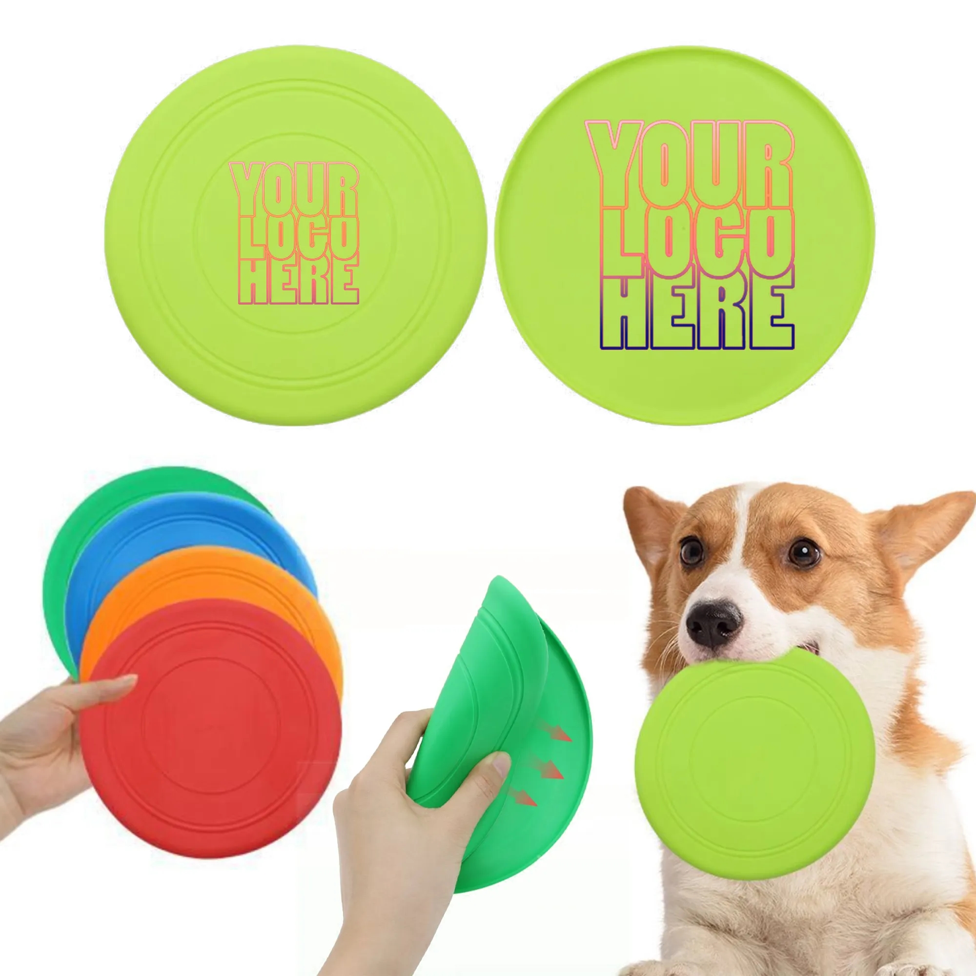 Dog Silicone Flying Disc Toy 1
