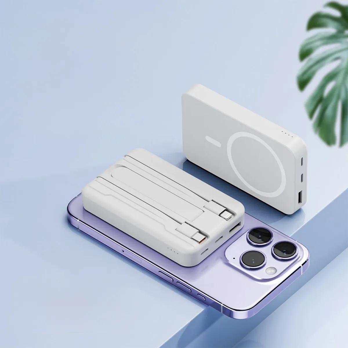 Portable Wireless Foldable Charger Power Bank For Phone 5