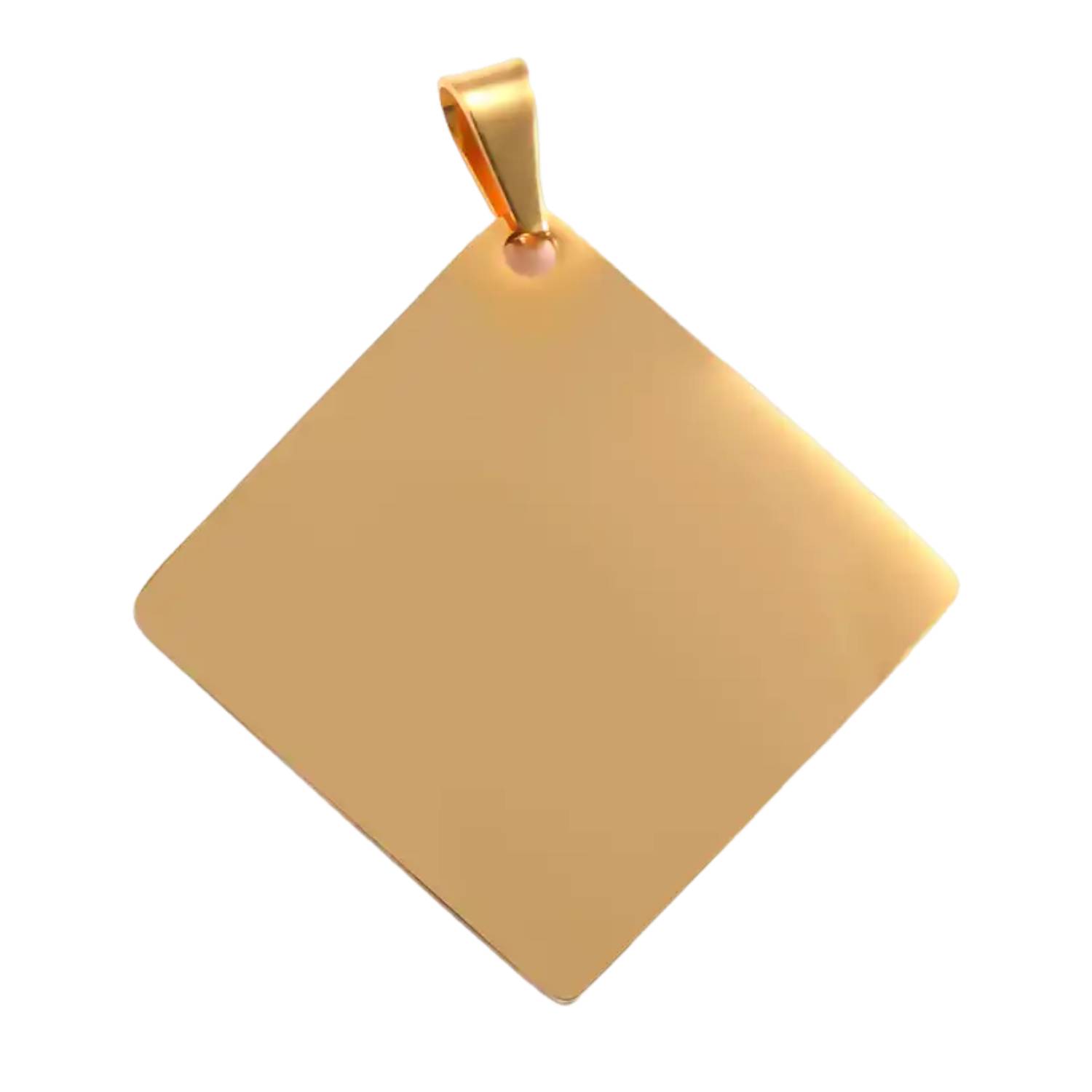 Square Stainless Steel Pet Tag 5