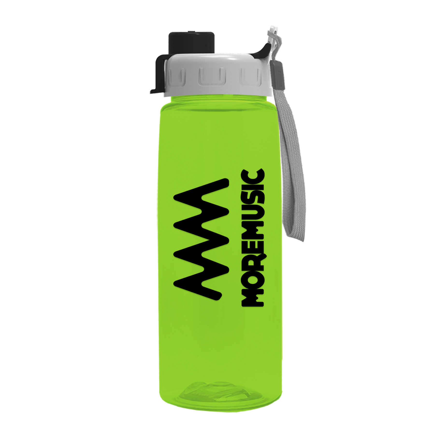 The Flair - 26 oz. Transparent Tritan Bottle with Quick Snap 10