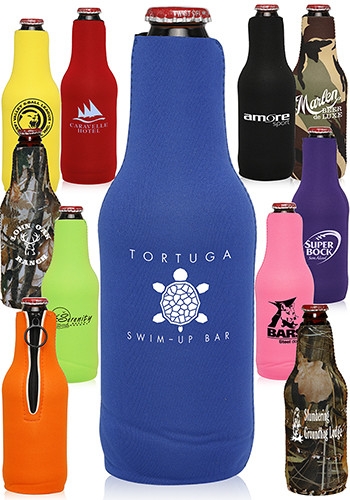 Neoprene Zippered Bottle Coolie 2