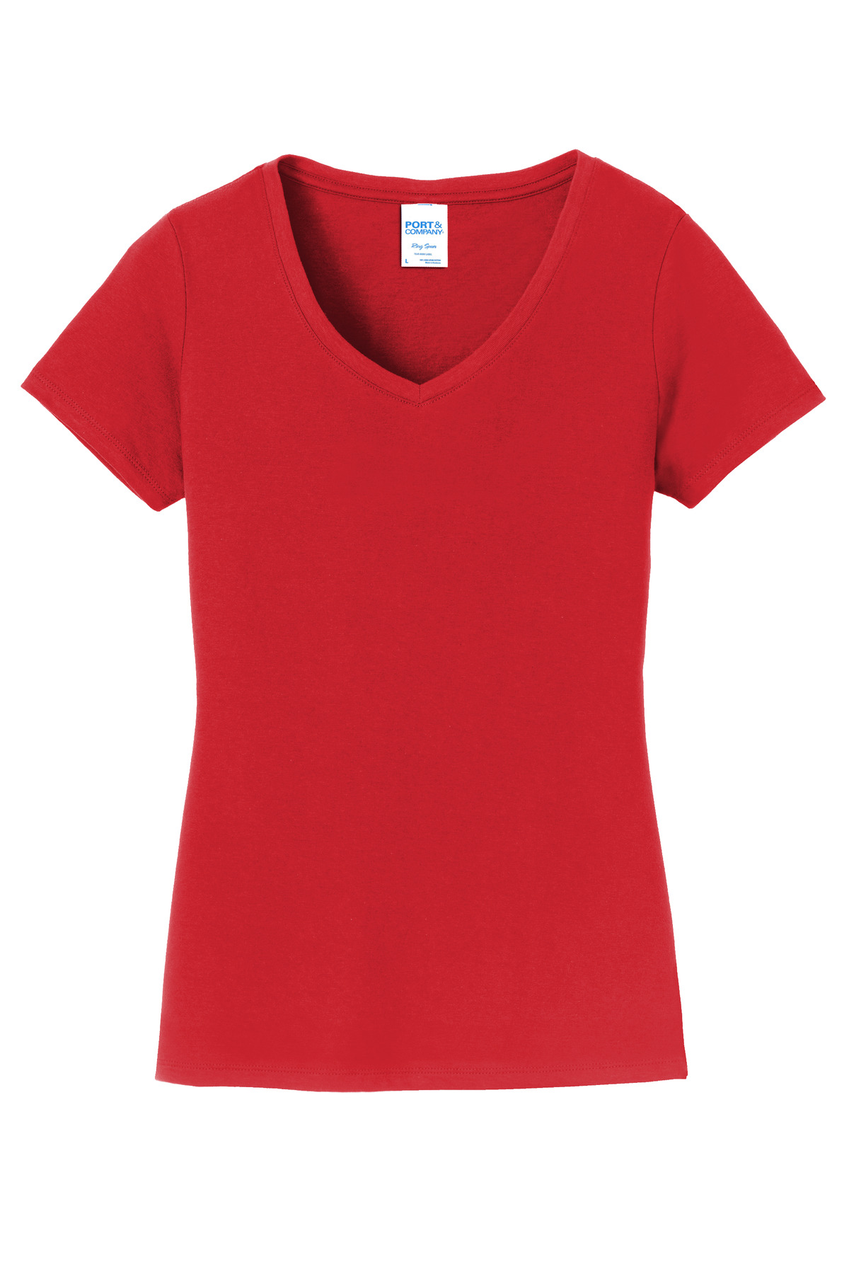 Port & Co Women's Fan Favorite V-Neck Tee. LPC450V 57