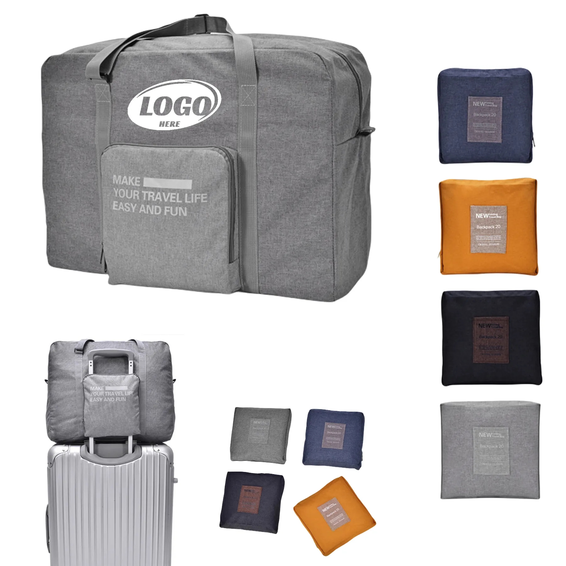 Foldable Travel Waterproof Duffel Bag 5