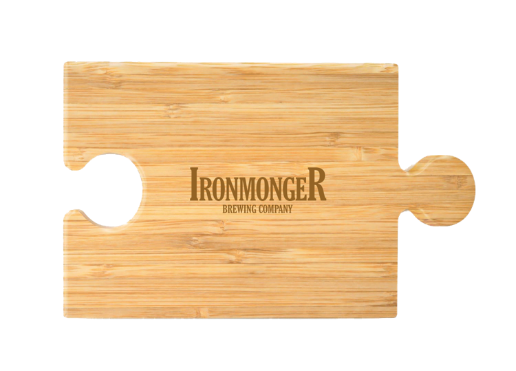 Bamboo Puzzle Piece Cutting Board 10.5" x 6.5" x .75" 2