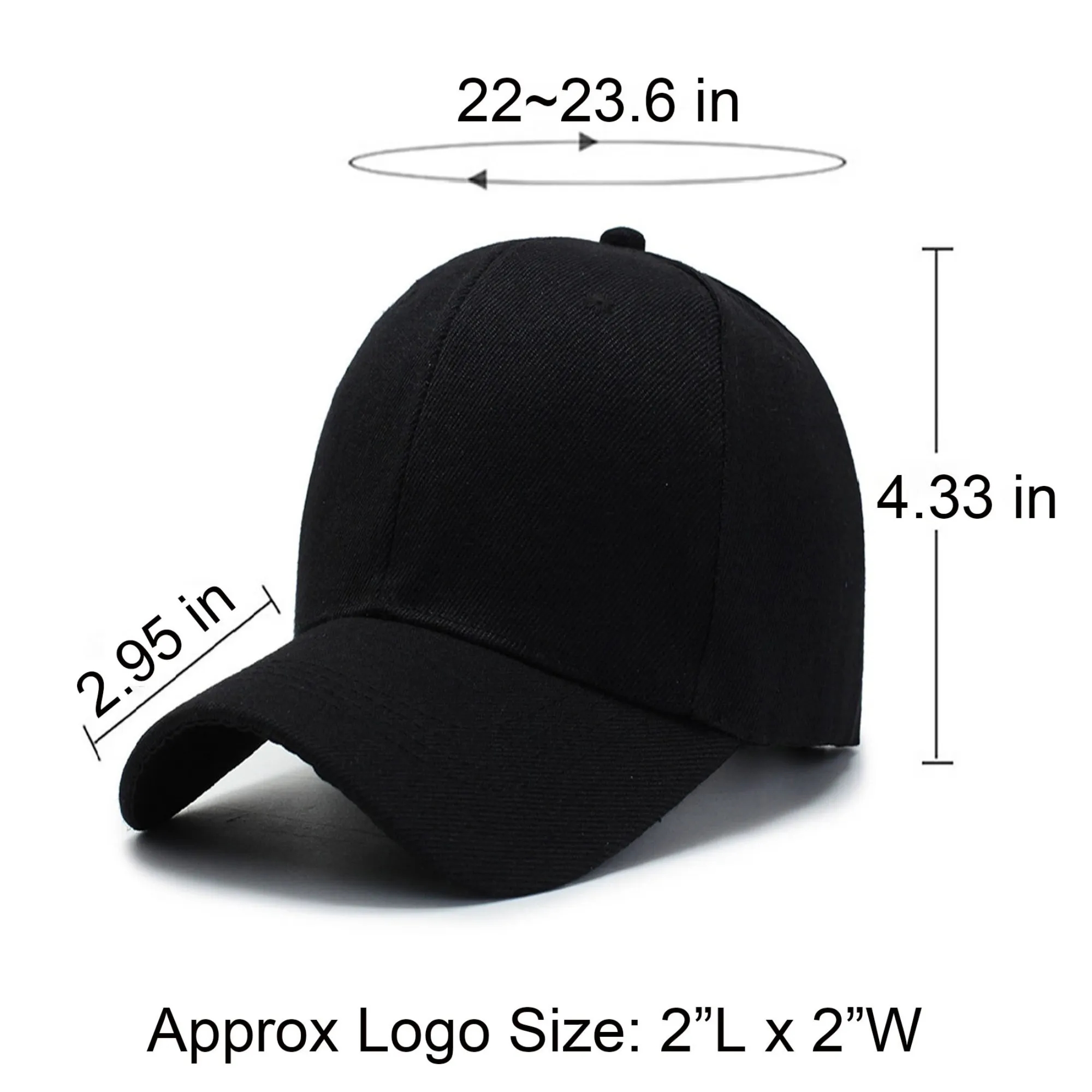 Adjustabe 6 Panel Baseball Cap 12