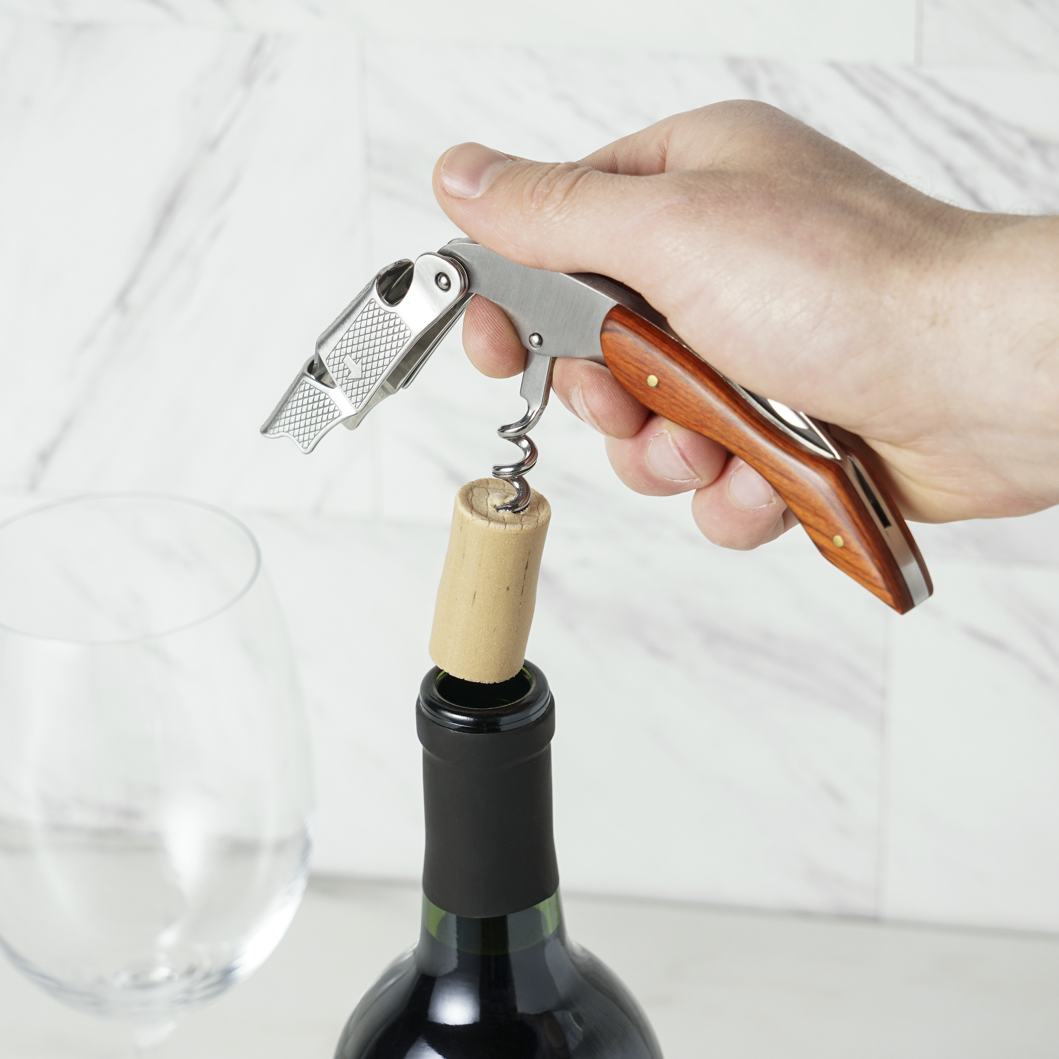 True® Sommelier™ Premium Waiter's Corkscrew 5