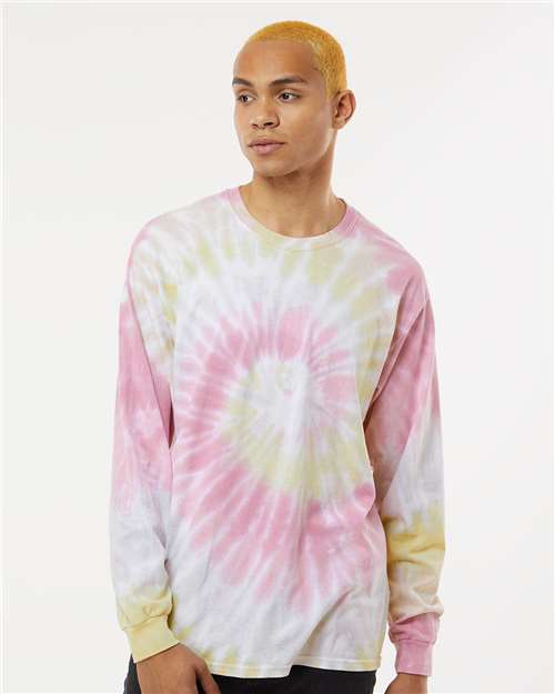 Unisex Tie-Dyed Long Sleeve T-Shirt - 2000 26