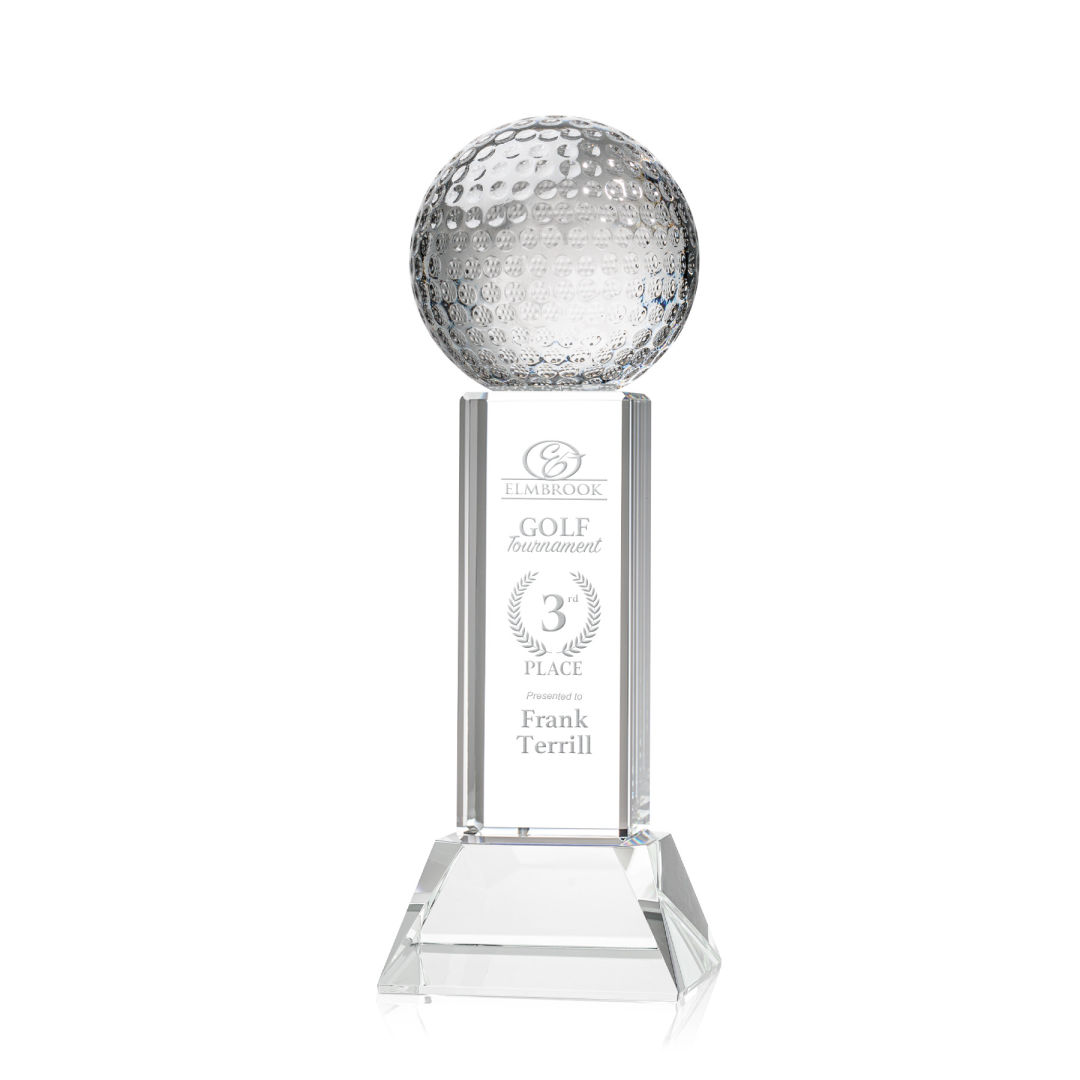 Golf Ball Award on Stowe Base - Clear 2