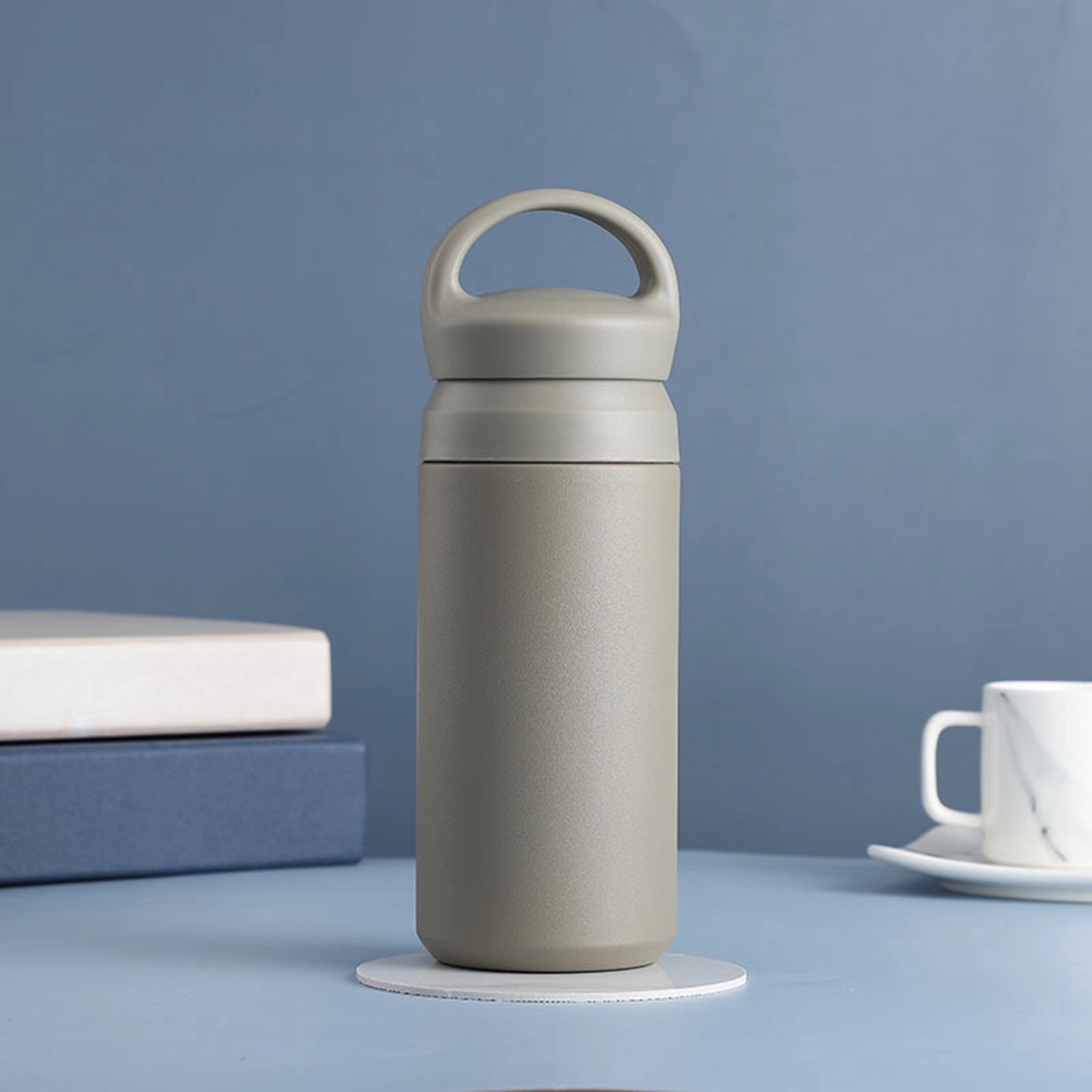12 oz Double Wall Stainless Steel Vacuum Tumbler with Handle 9