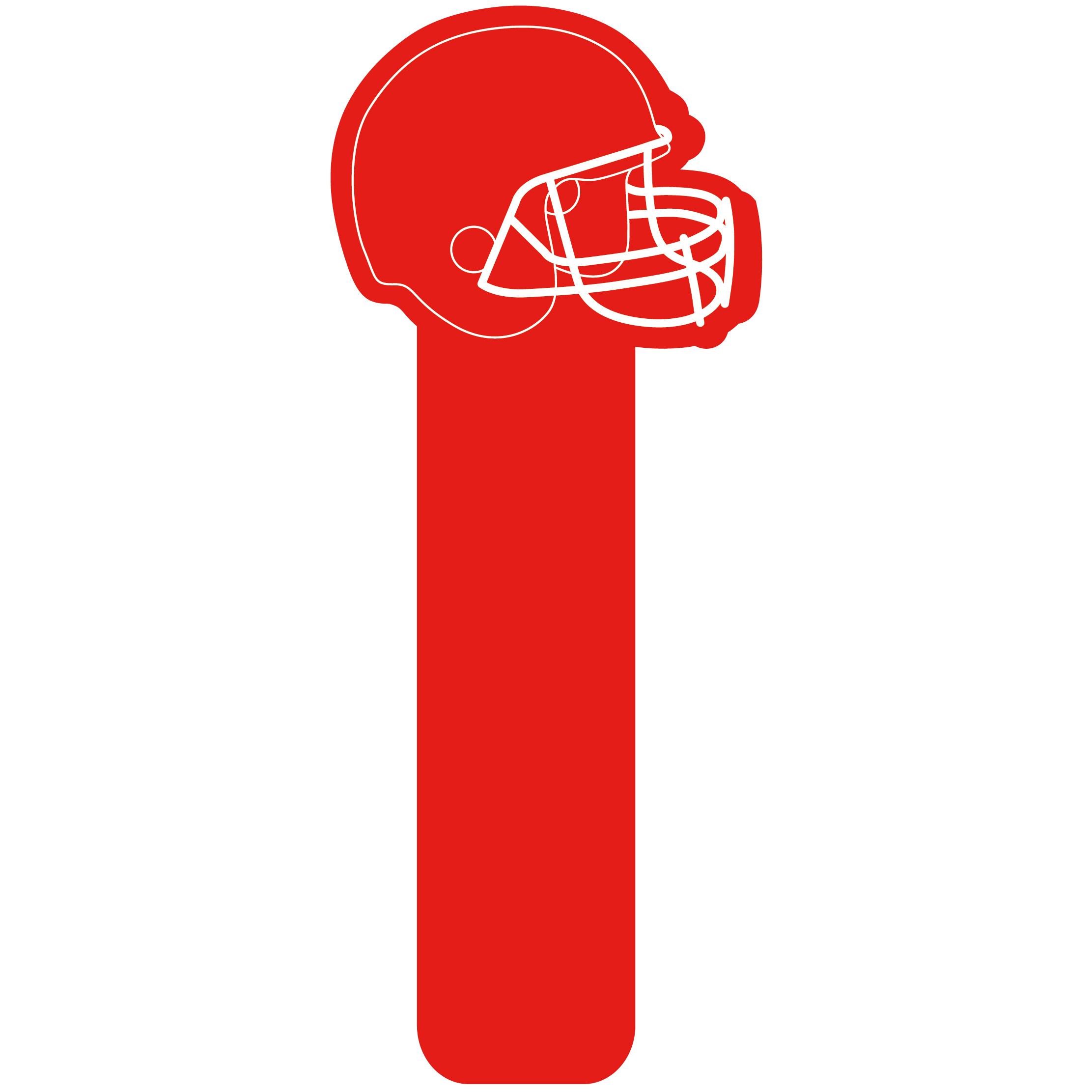 Football Helmet Stick Waver 28