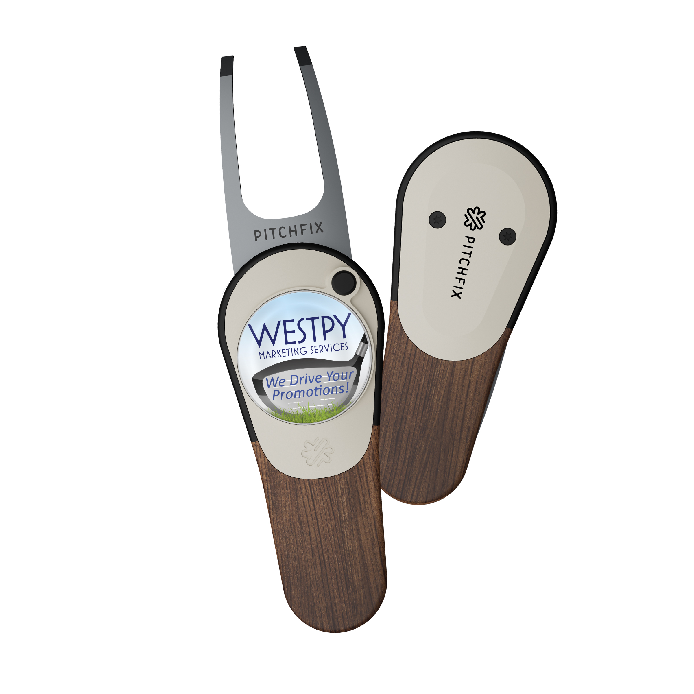 Pitchfix Woodie Golf Divot Repair Tool 9