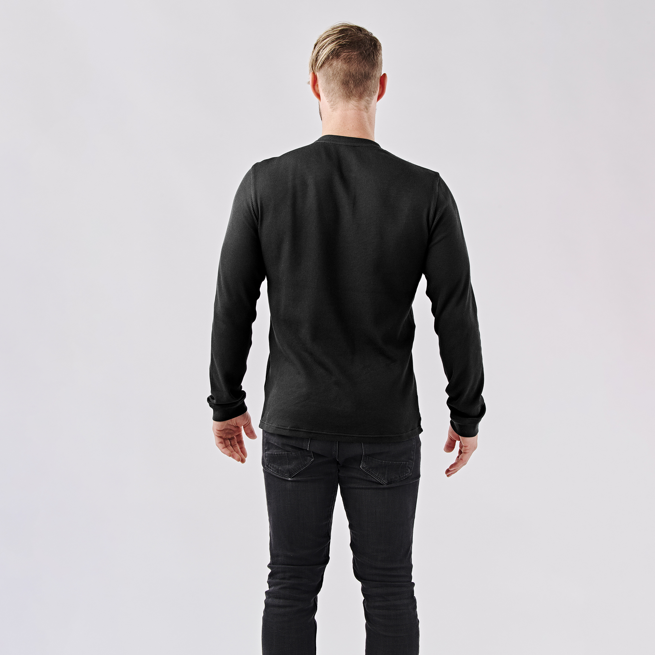 Stormtech Men's Ashburn Henley, custom hoodie or sweatshirt with logo imprint 3