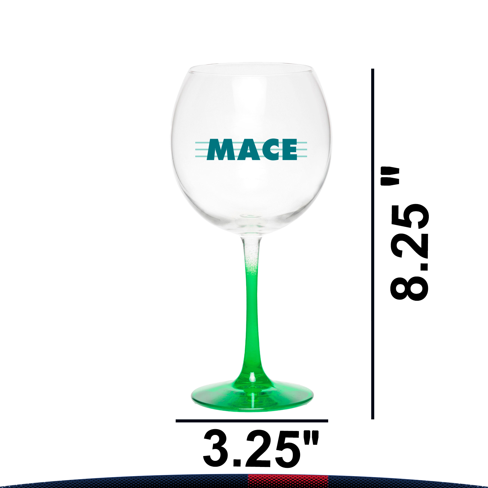 18.5 oz. Libbey Clear Bulbous Glasses 9