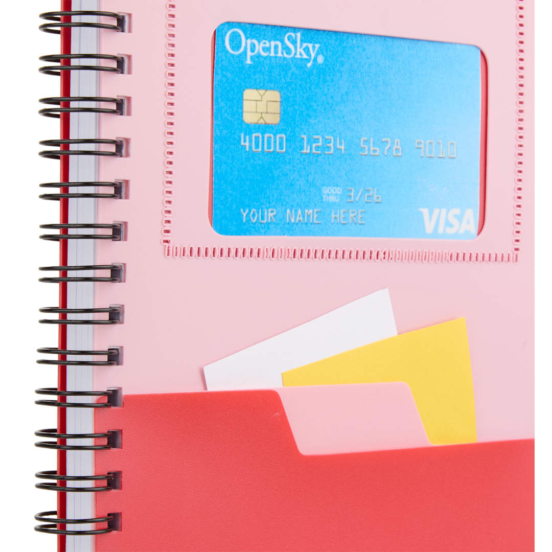 5” x 7” FSC® Recycled Stash Spiral Notebook 56