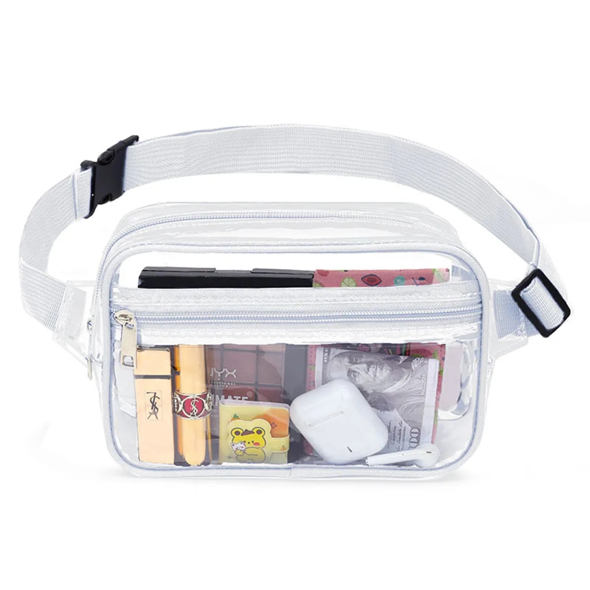 Stadium Approved Clear Fanny Pack Waterproof Belt Bag 4
