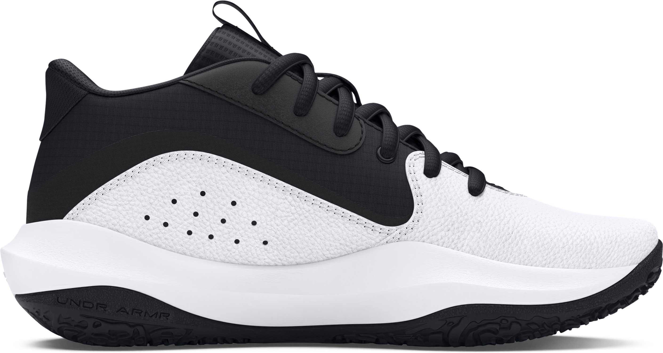 UA Lockdown 7 Grade School Basketball Shoes 10