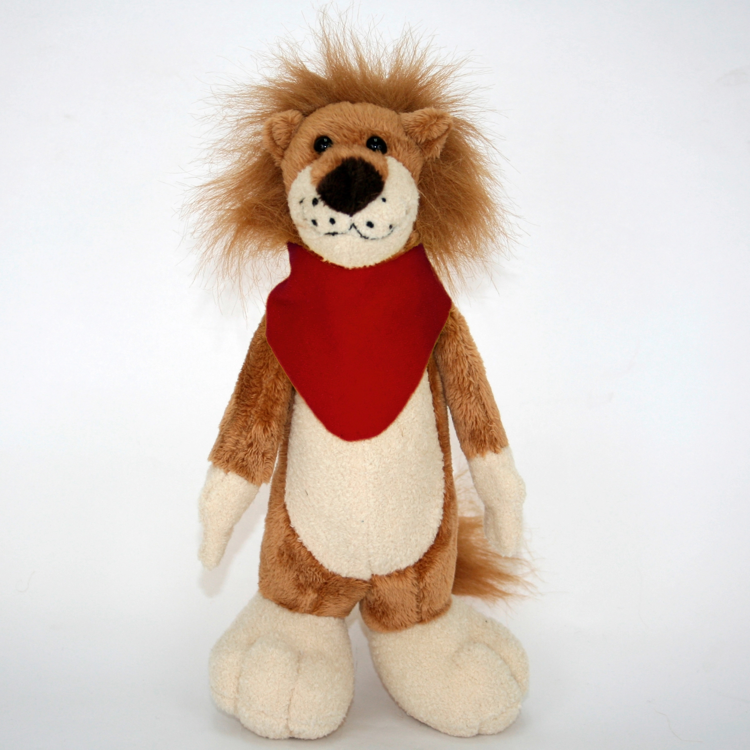 Long Body Stuffed Animal 10" Lion 2