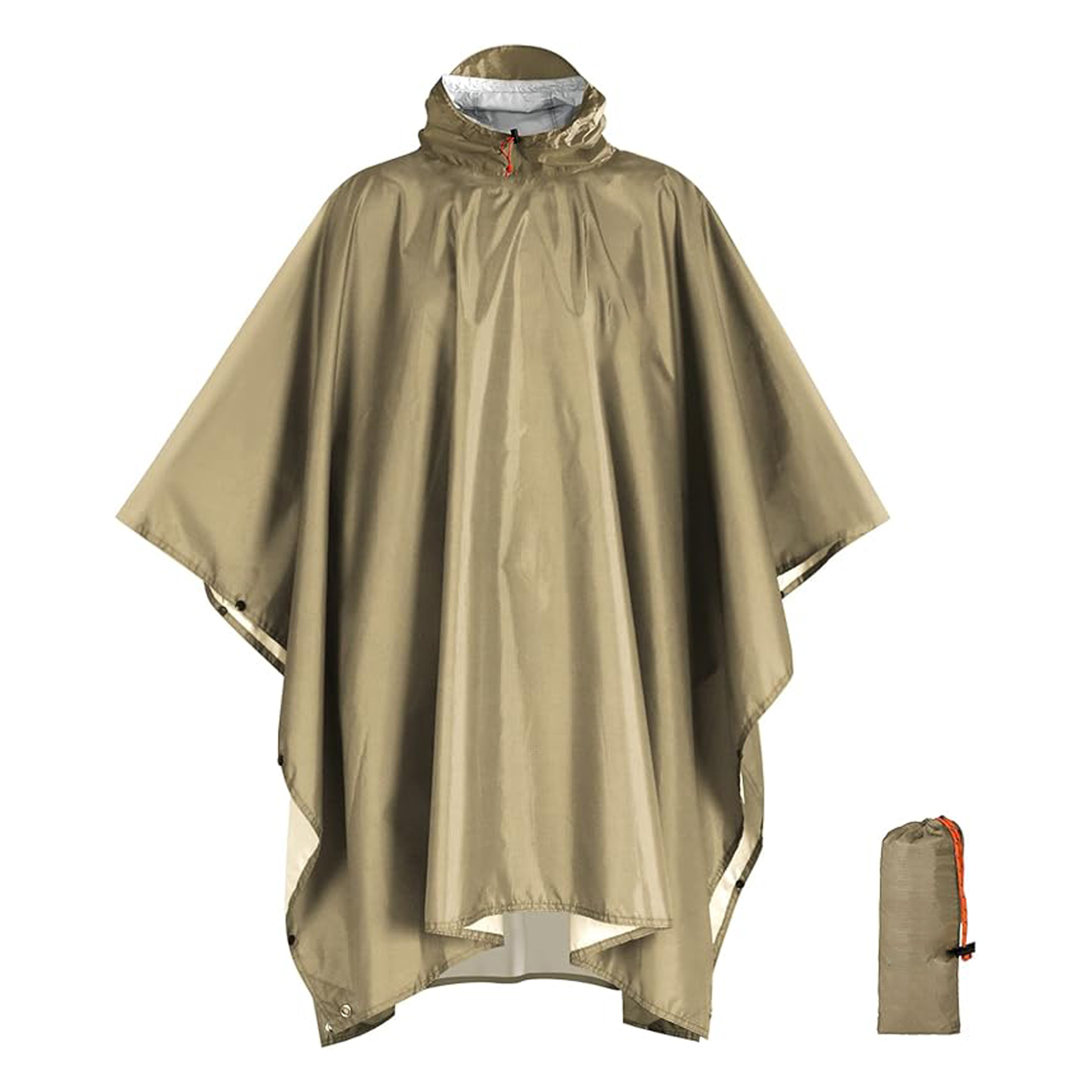 Hooded Rain Poncho 4