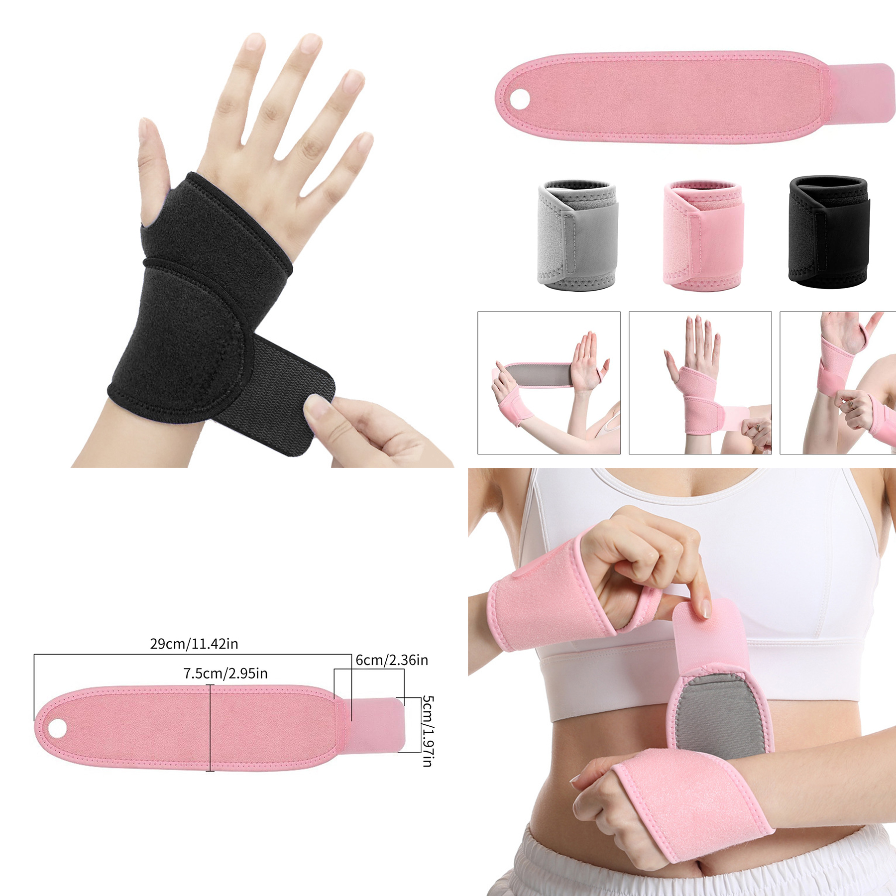 Wrist Wrap Weight Lifting Wrist Protector 2