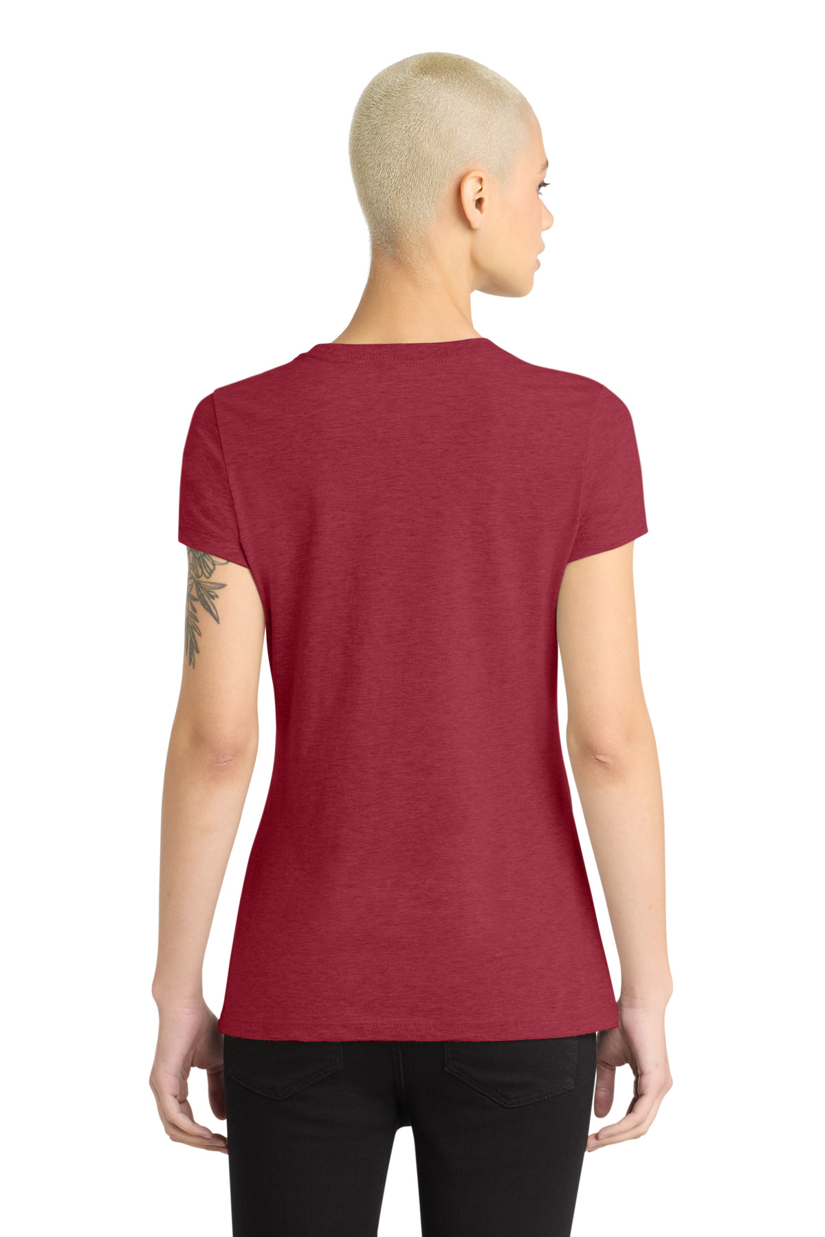 District Women's Perfect Blend CVC Tee. DM108L 107