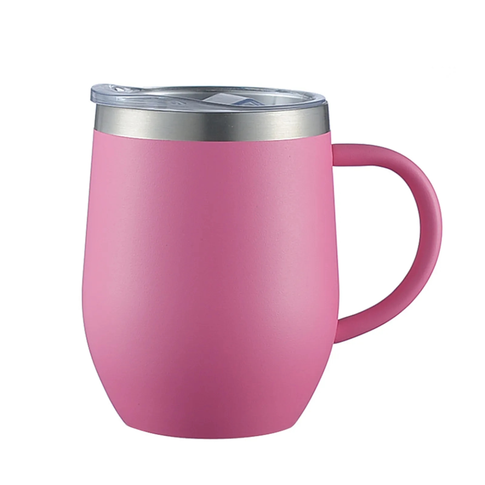 12oz Stainless Steel Insulated Coffee Tumbler Handle 10
