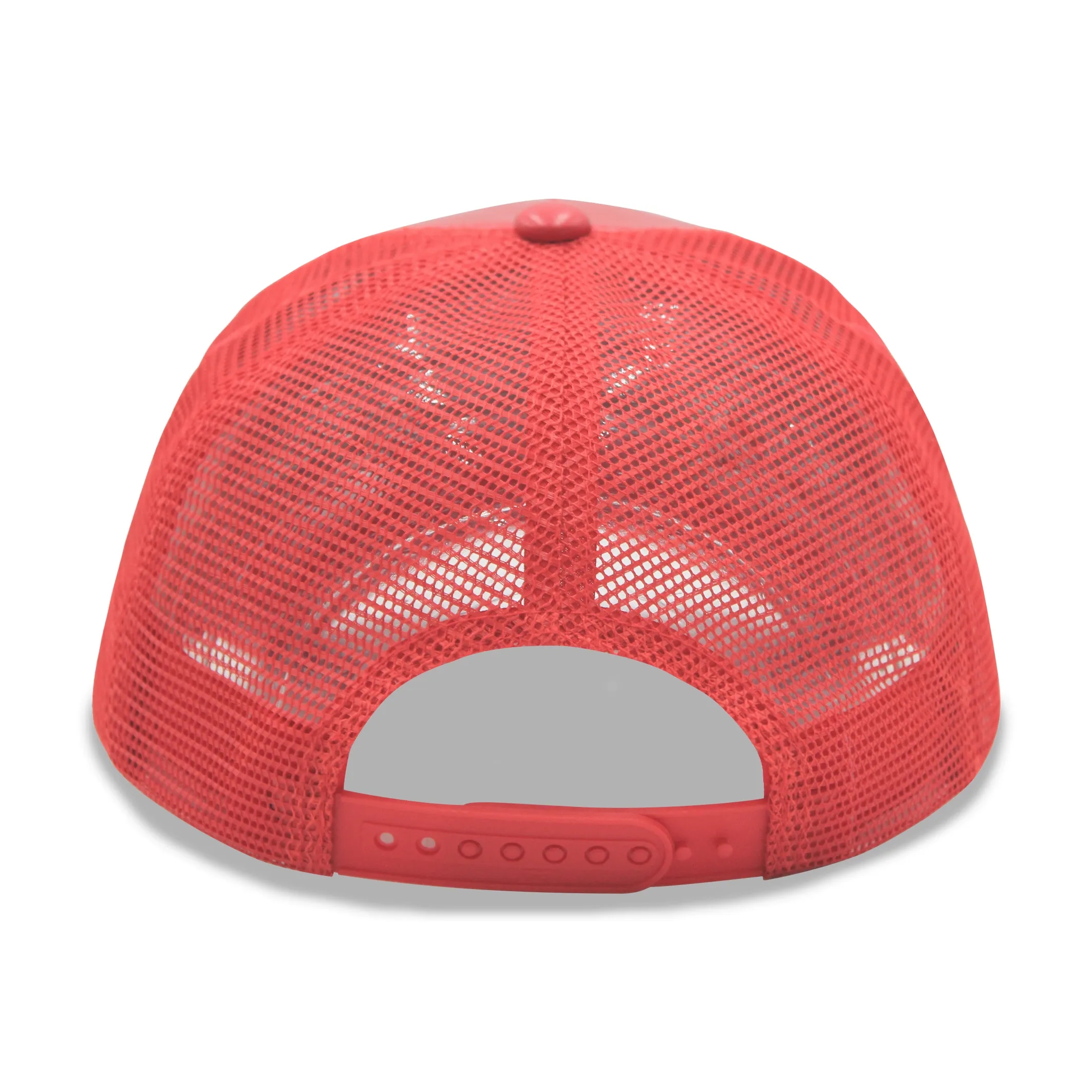 A Frame PU Leather 5 Panels Trucker Cap Snapback