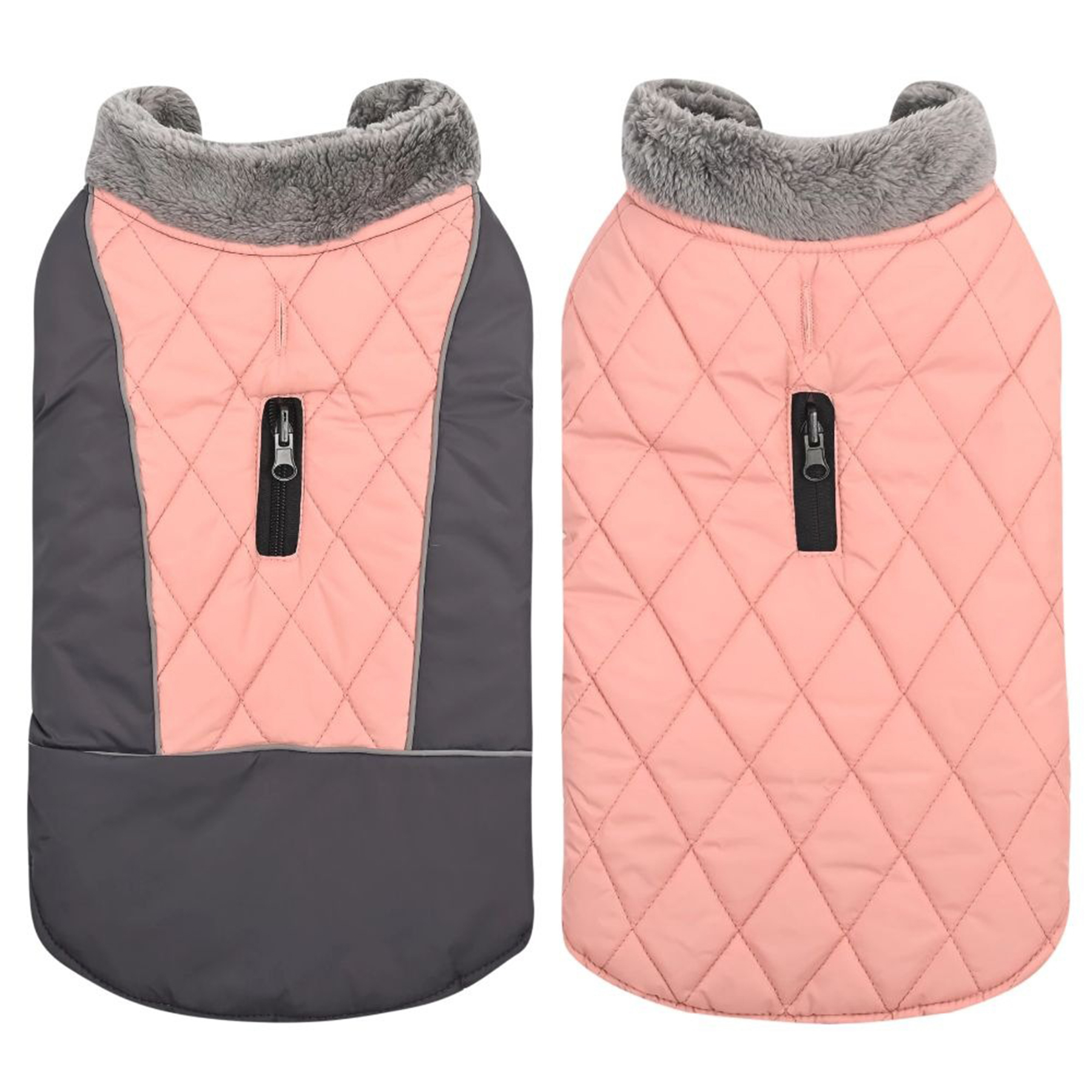 Winter Reversible Dog Coat Waterproof 2