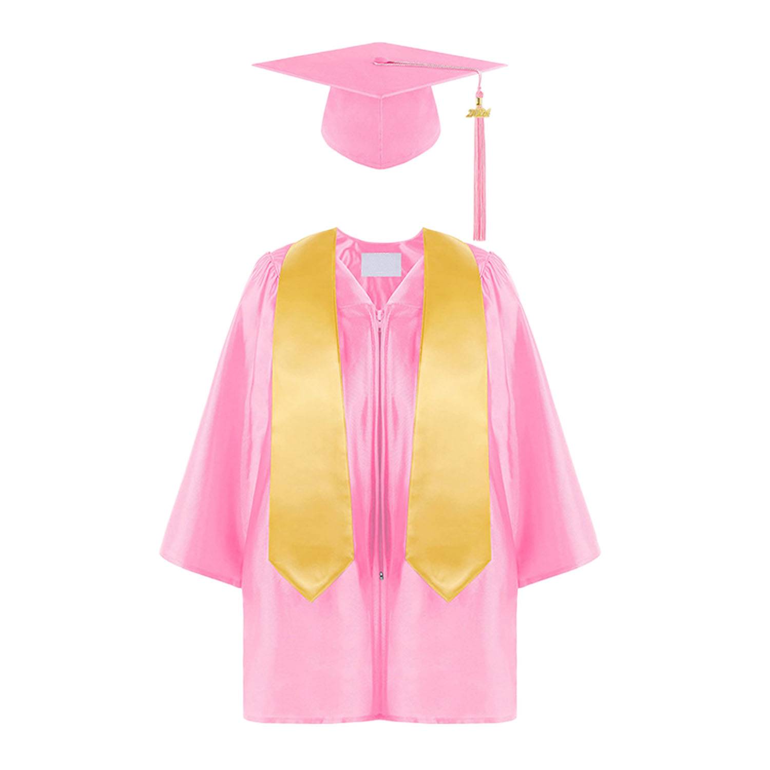 Unisex Classic Polyester Graduation Gown Cap Tassel Set 3