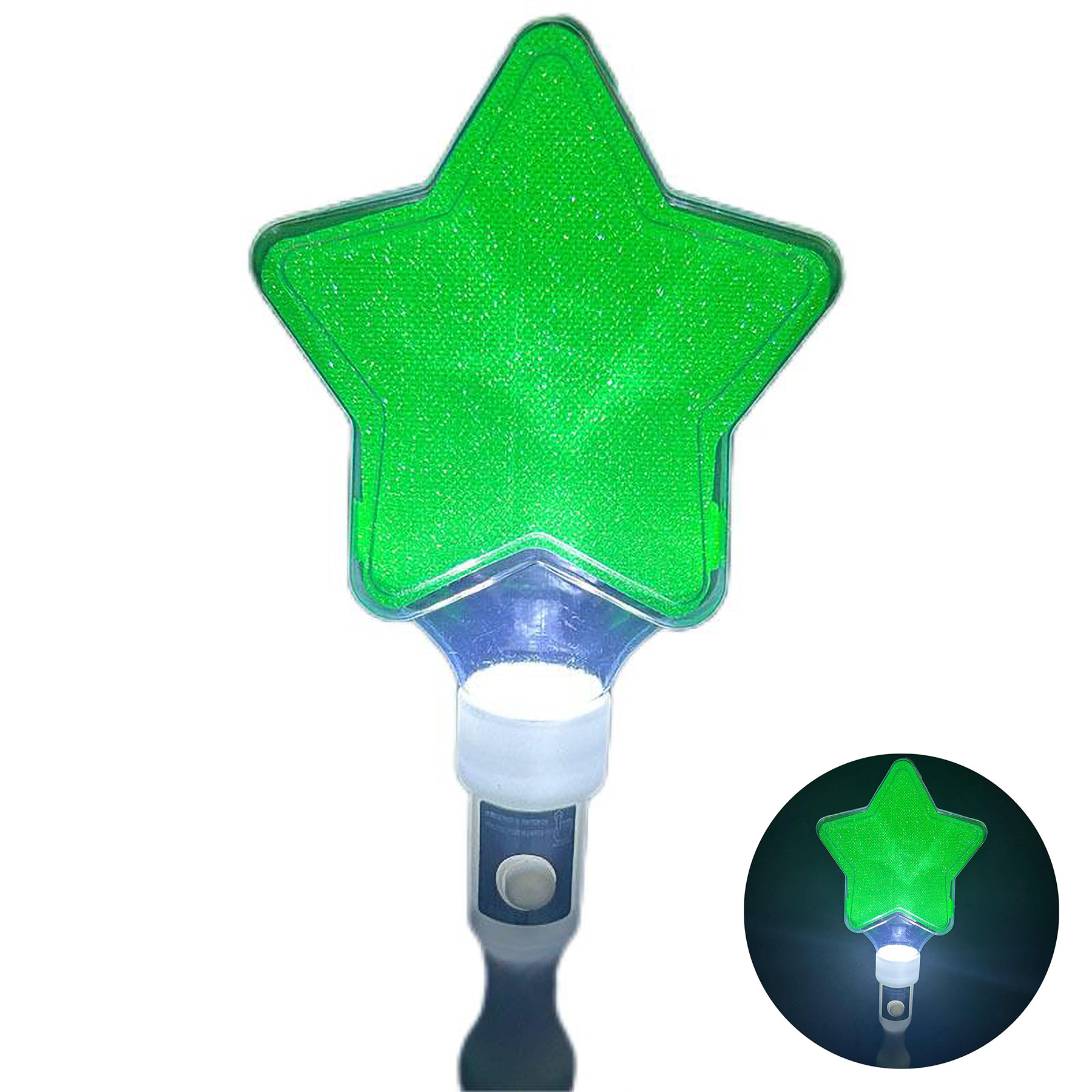 LED Flashing Satr Shape Sticks 10