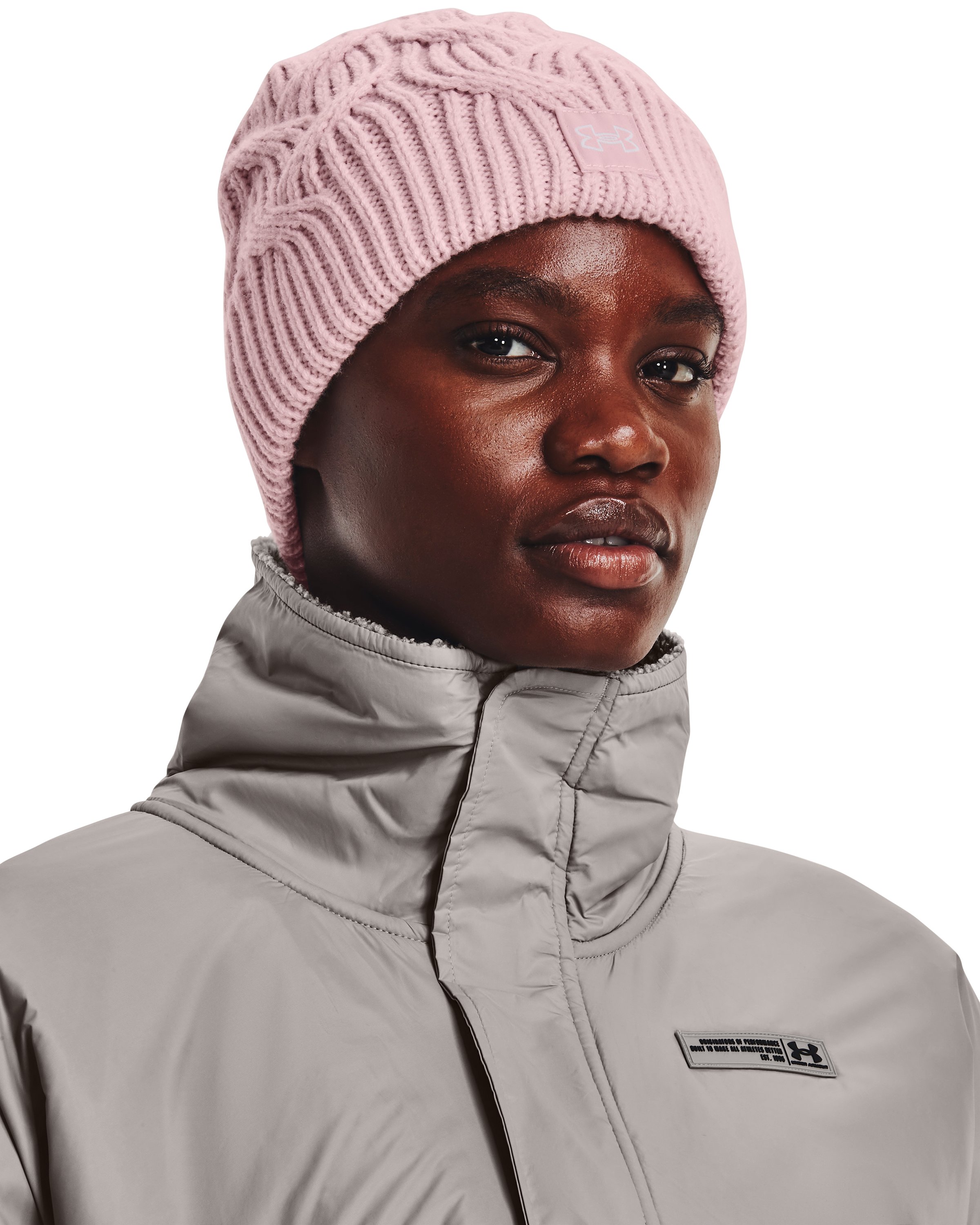 Women's UA Halftime Cable Knit Beanie 5