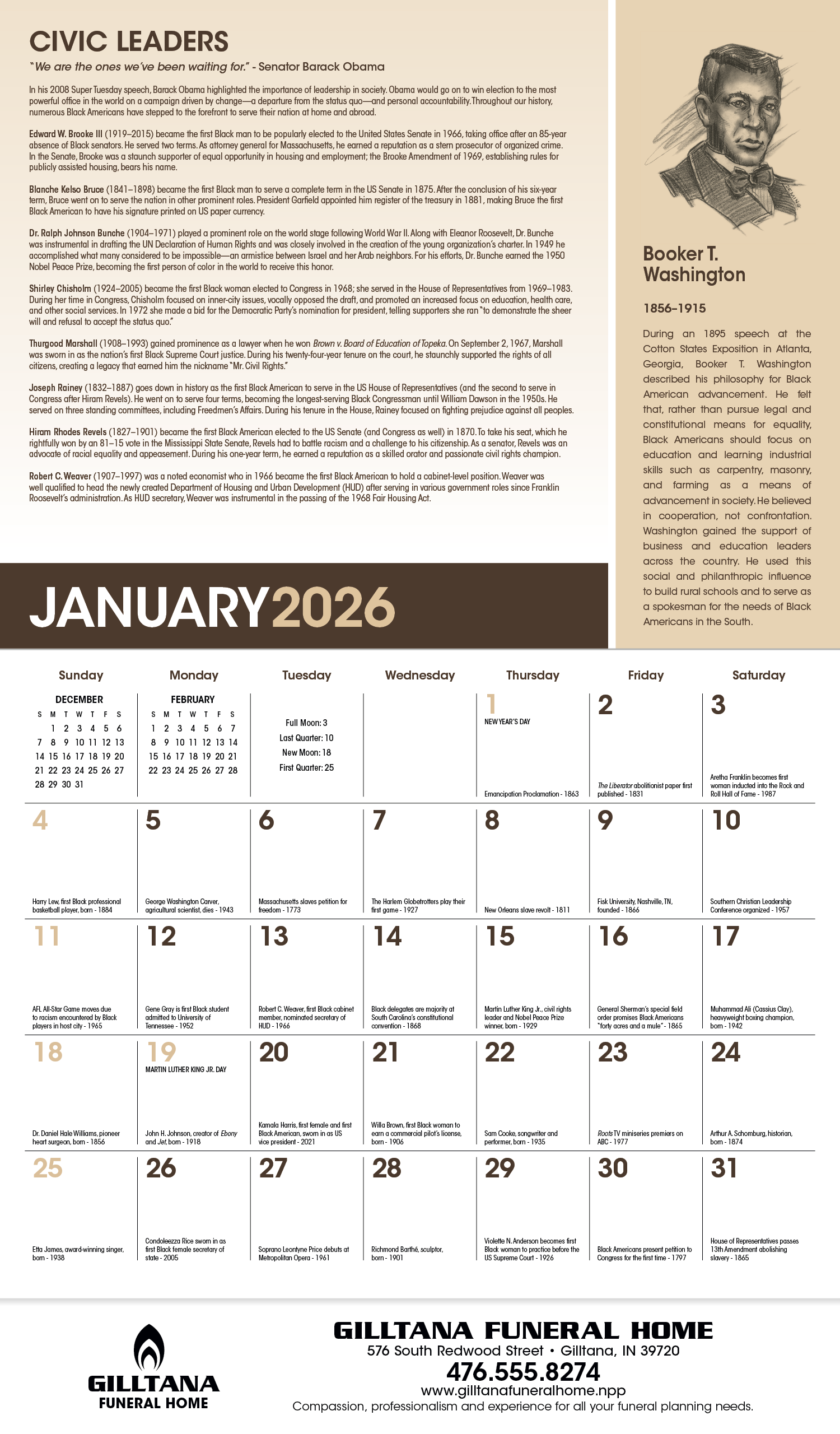 Triumph® Calendars African-American Heritage: Family Calendar 9